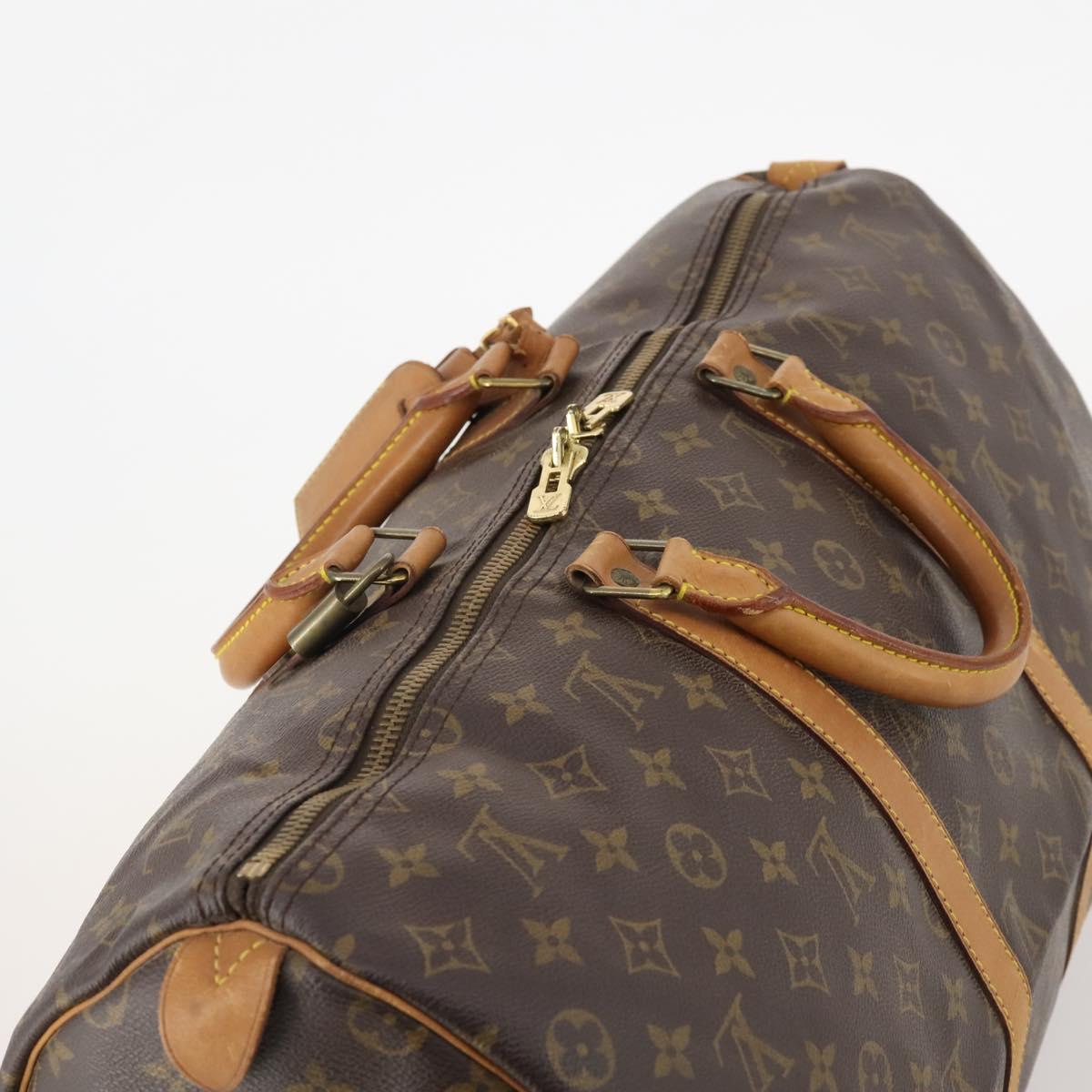 LOUIS VUITTON Monogram Keepall 50 Boston Bag M41426 LV Auth 183099A