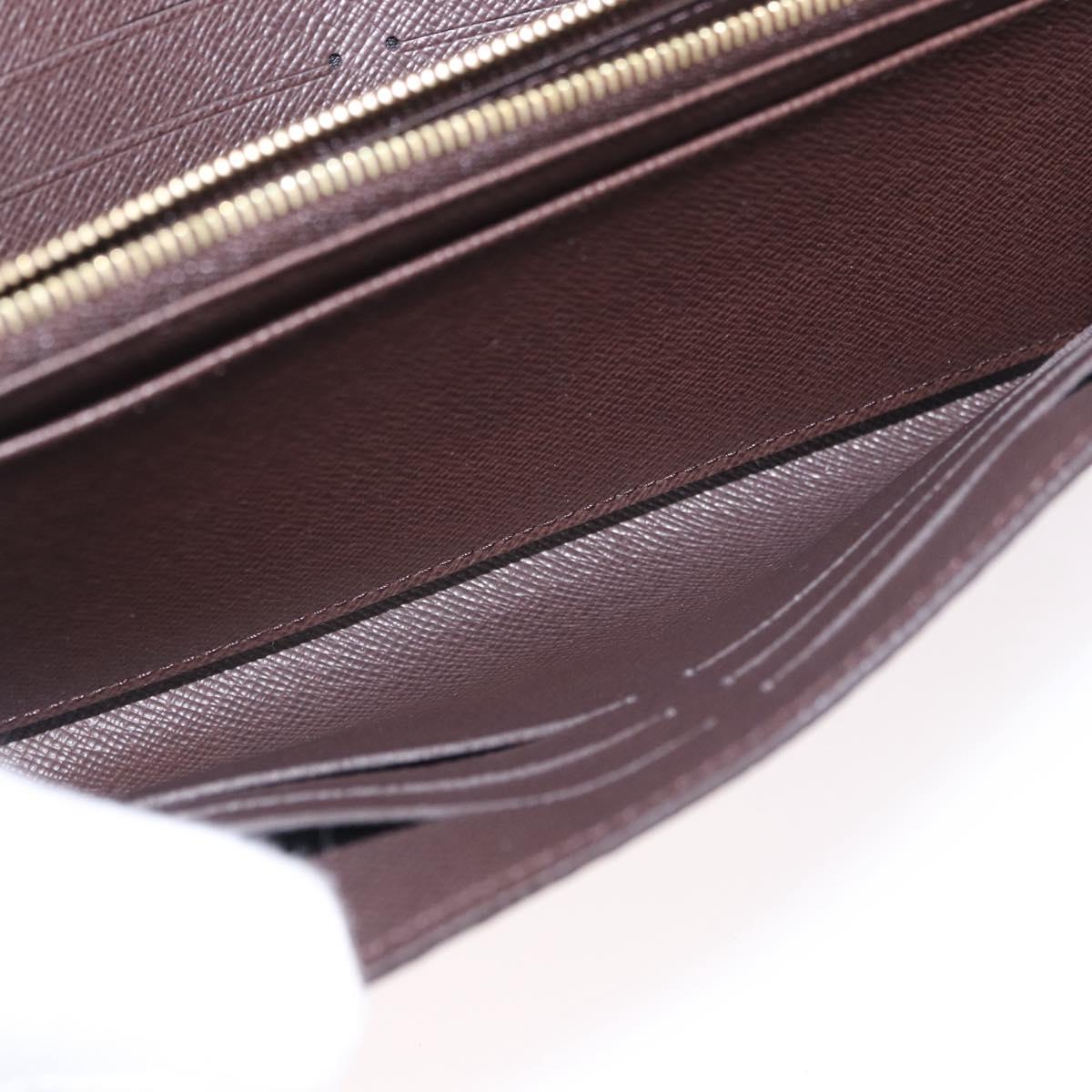 LOUIS VUITTON Damier Ebene Portefeuille Sarah Long Wallet N60491 Auth 183129SV