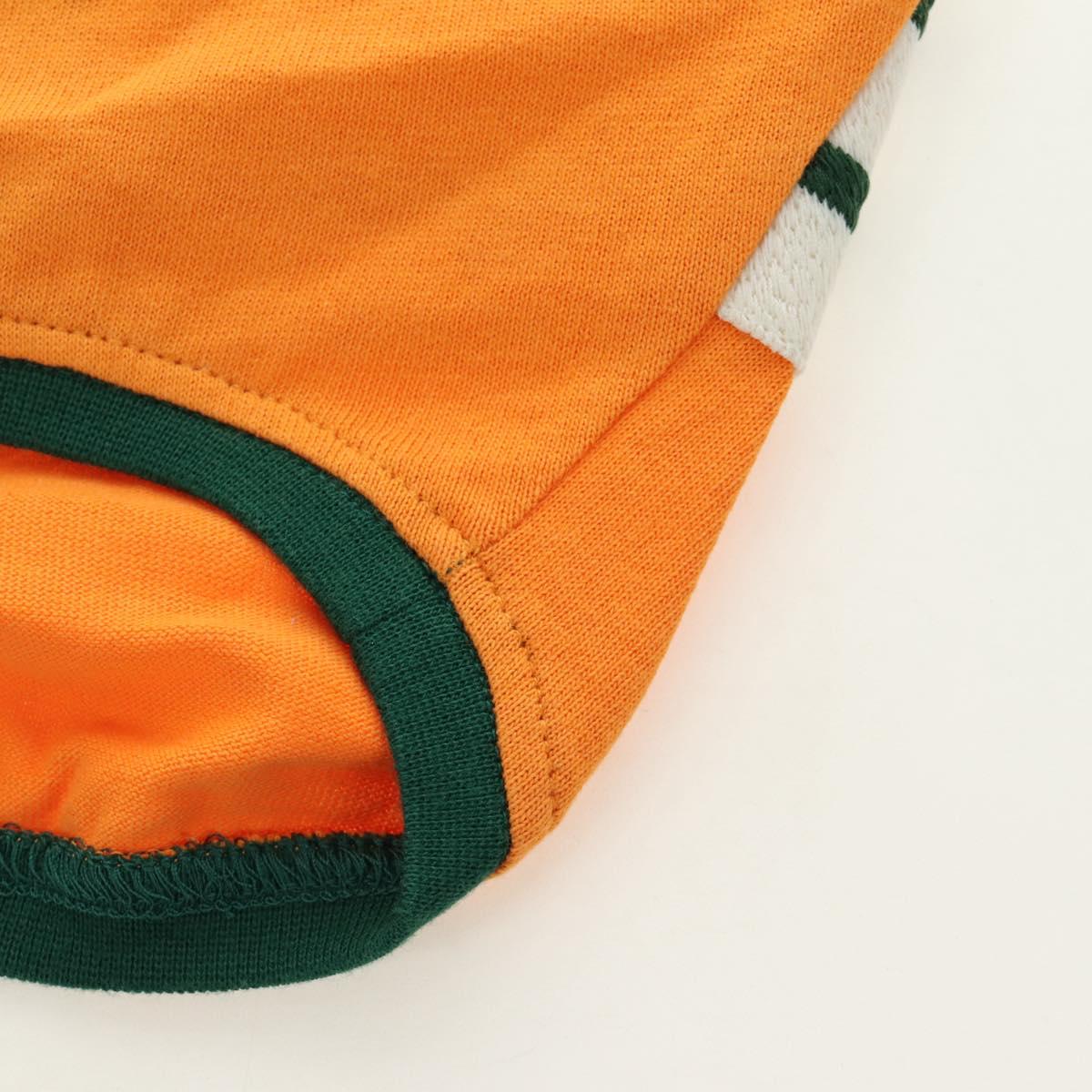 GUCCI Pet Shirt Cotton Orange Auth 183132M