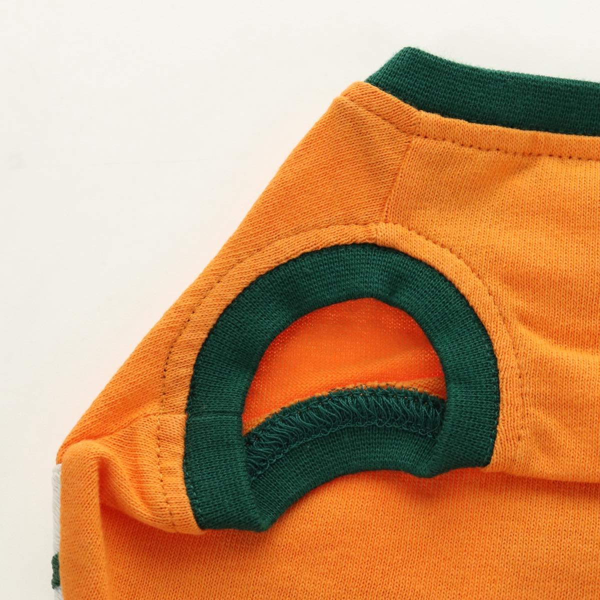 GUCCI Pet Shirt Cotton Orange Auth 183132M