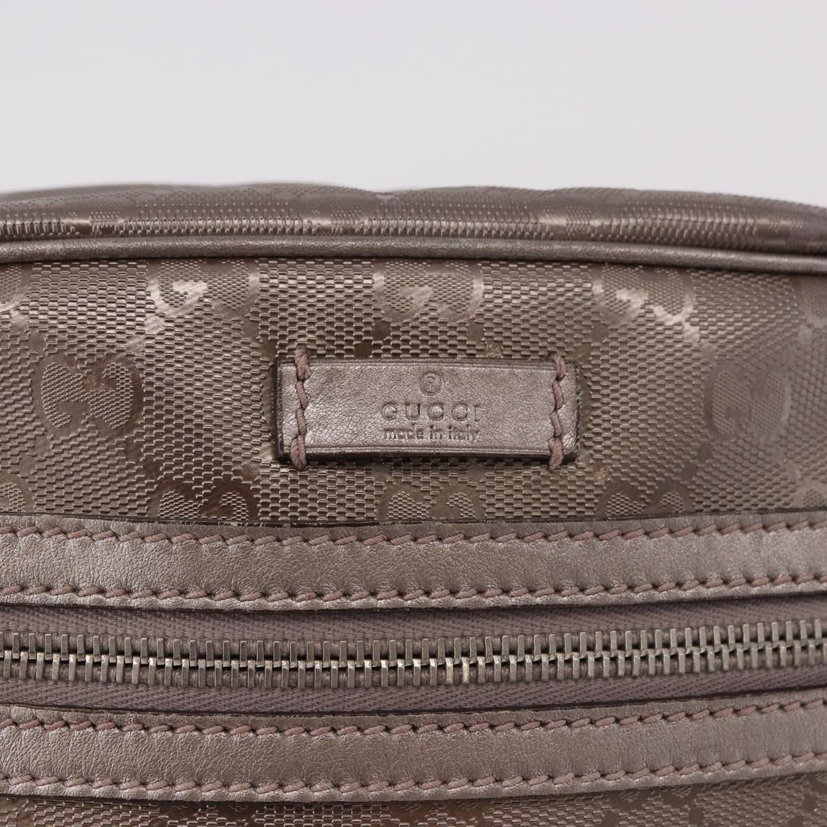 GUCCI GG Implementation Shoulder Bag PVC Pink Silver 233268 Auth 183135A