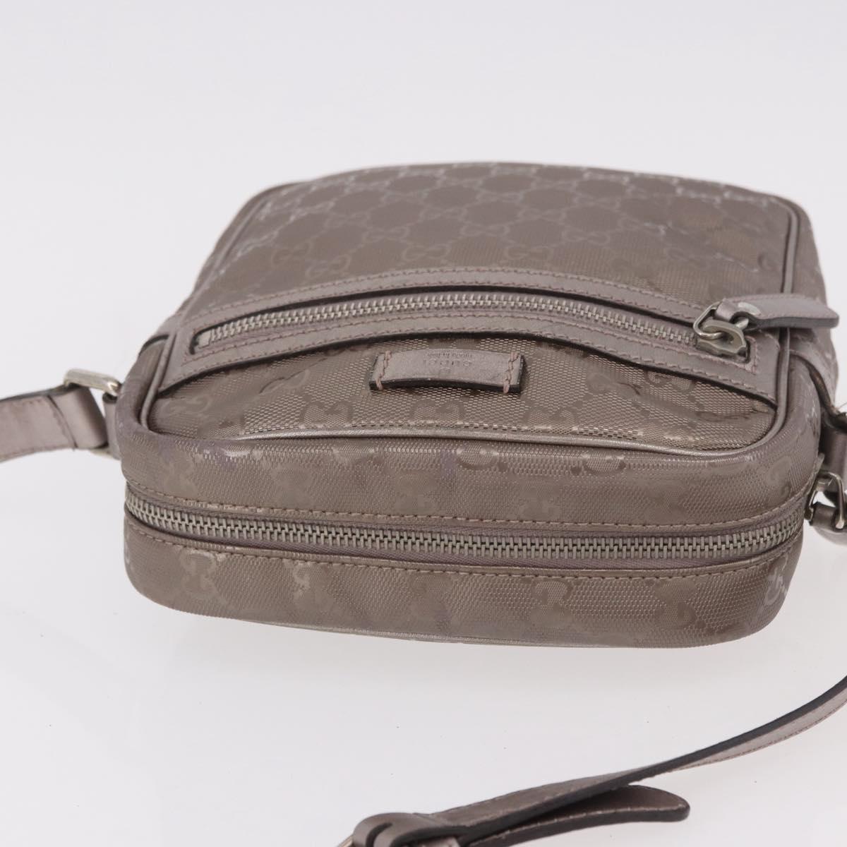 GUCCI GG Implementation Shoulder Bag PVC Pink Silver 233268 Auth 183135A