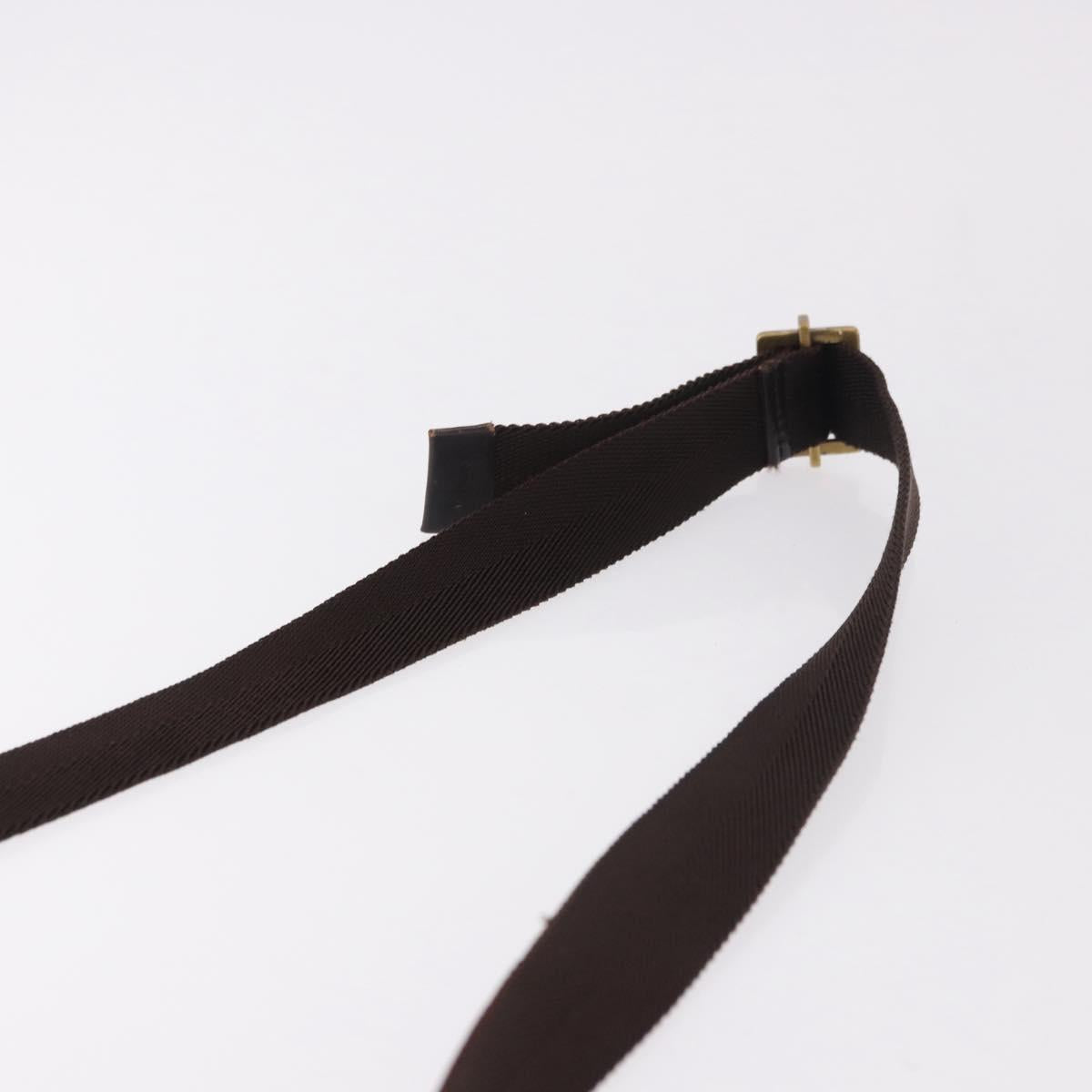 GUCCI GG Canvas Waist bag Beige Gold 106688 Auth 183136A