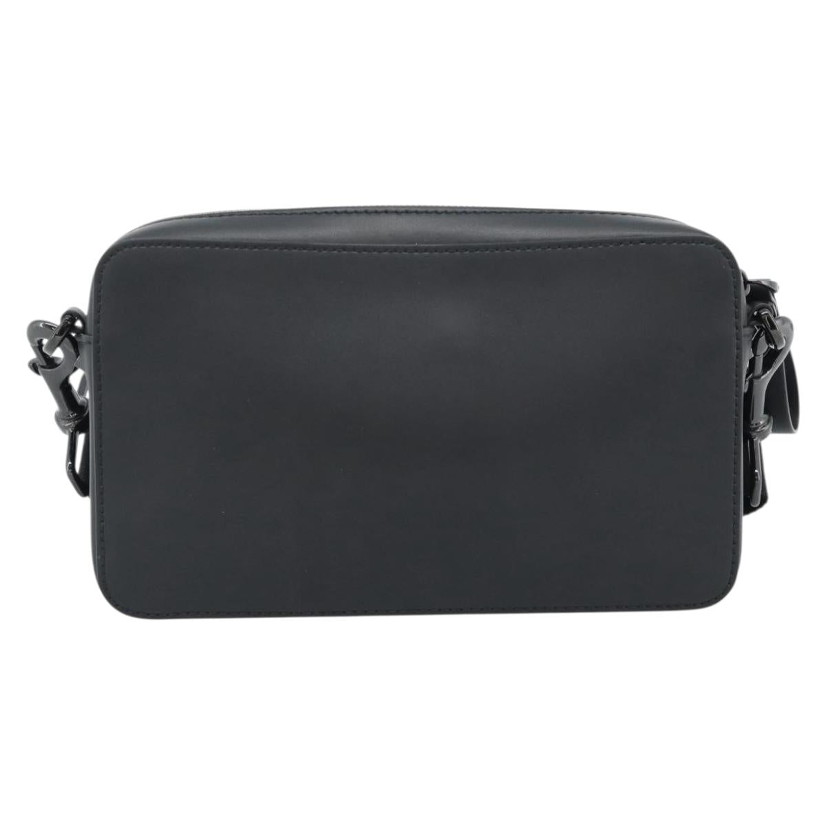 VALENTINO Shoulder Bag Leather Black Auth 183142M