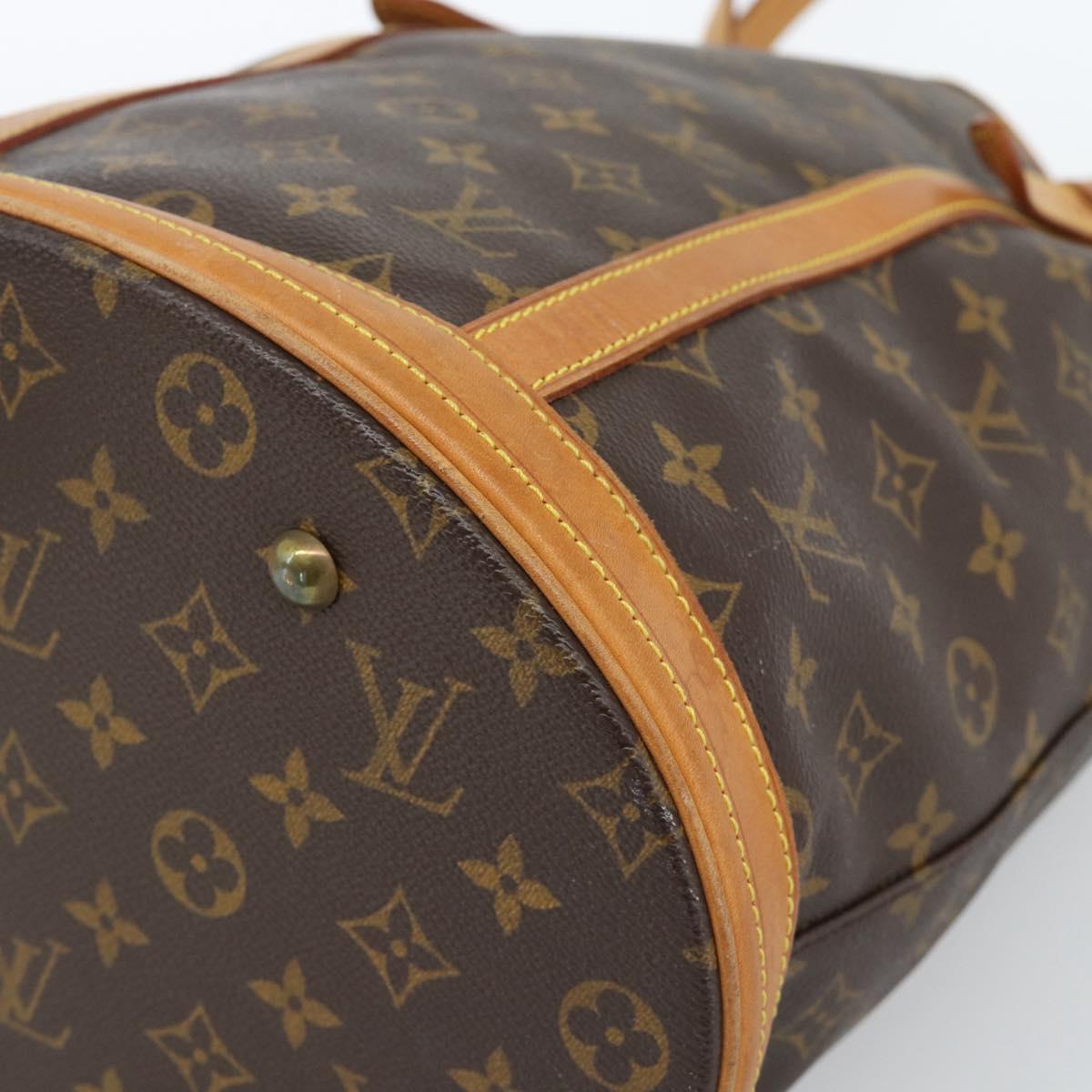 LOUIS VUITTON Monogram Bucket GM Shoulder Bag M42236 LV Auth 183178