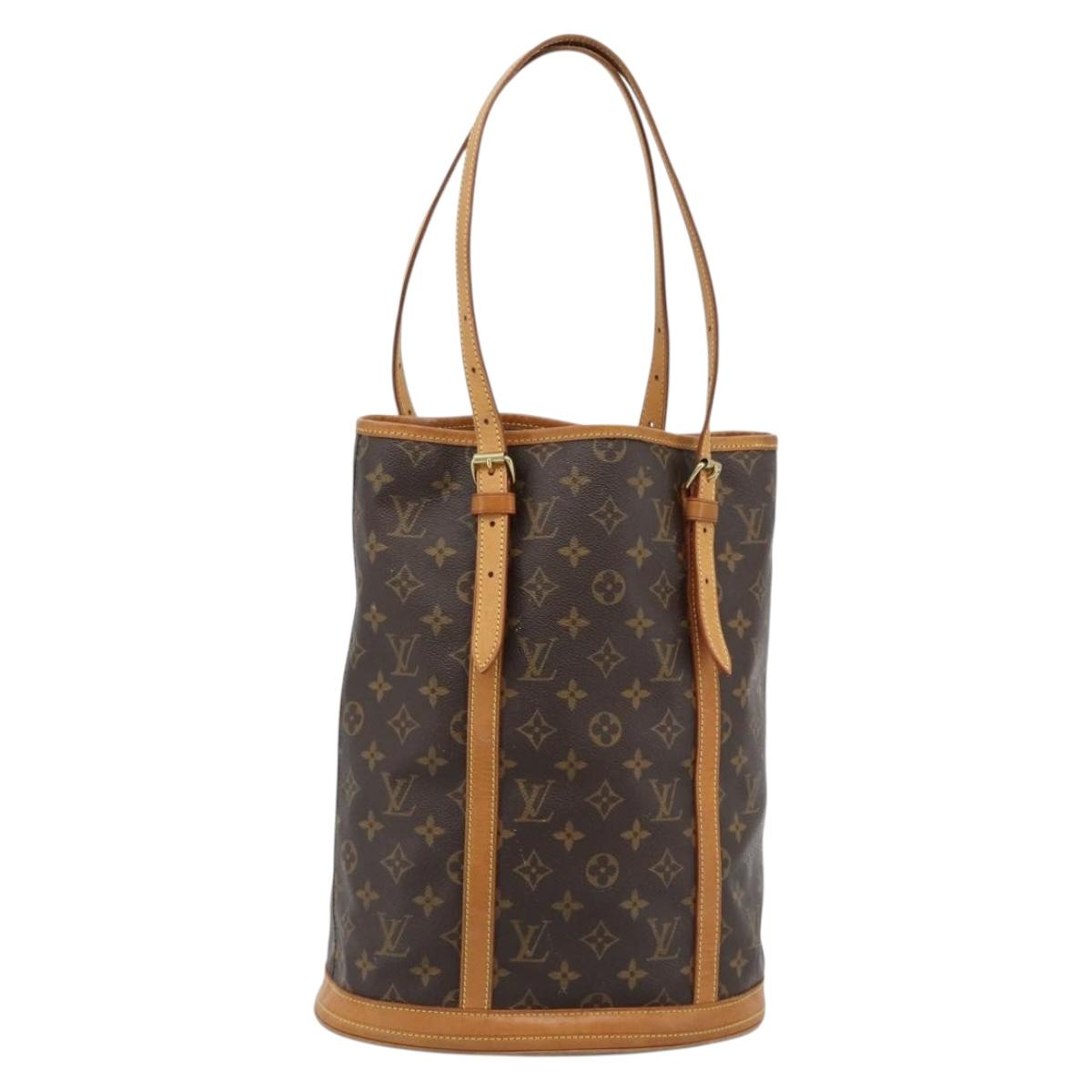 LOUIS VUITTON Monogram Bucket GM Shoulder Bag M42236 LV Auth 183178