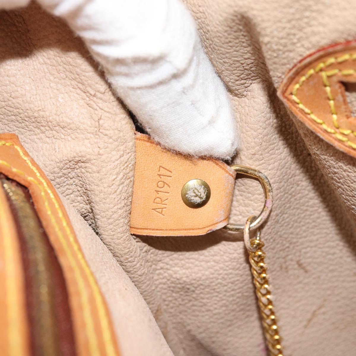 LOUIS VUITTON Monogram Bucket GM Shoulder Bag M42236 LV Auth 183178