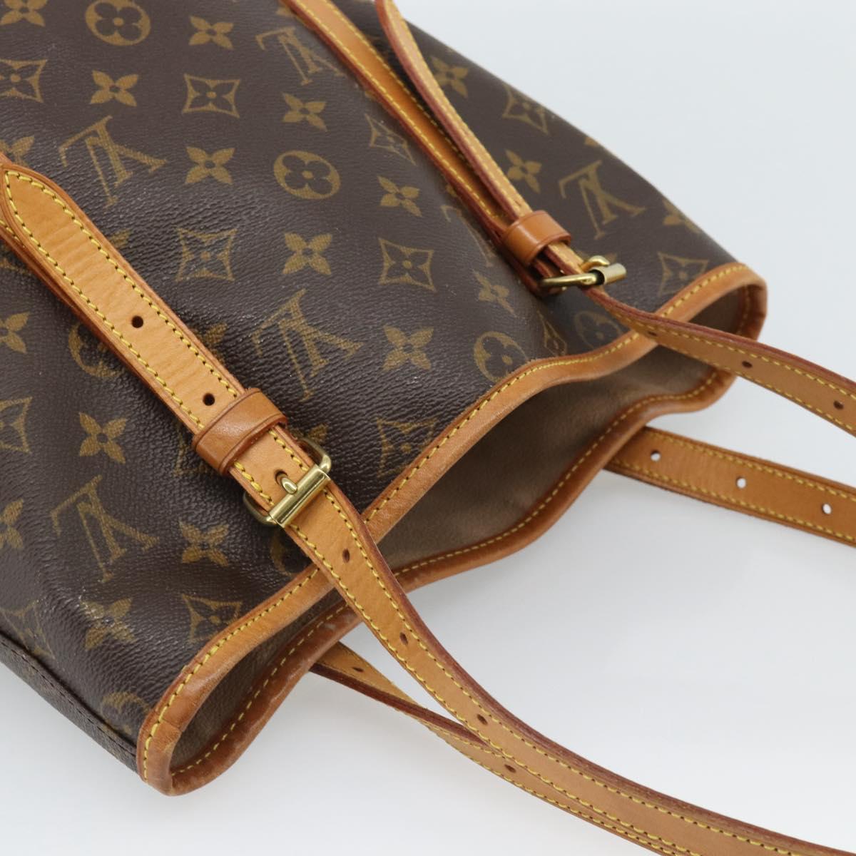 LOUIS VUITTON Monogram Bucket GM Shoulder Bag M42236 LV Auth 183178
