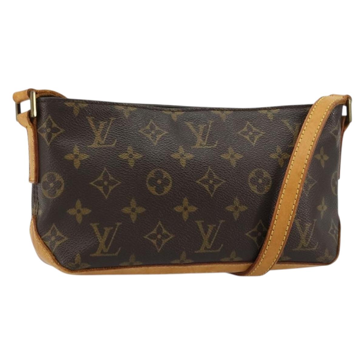 LOUIS VUITTON Monogram Trotteur Shoulder Bag M51240 LV Auth 183181