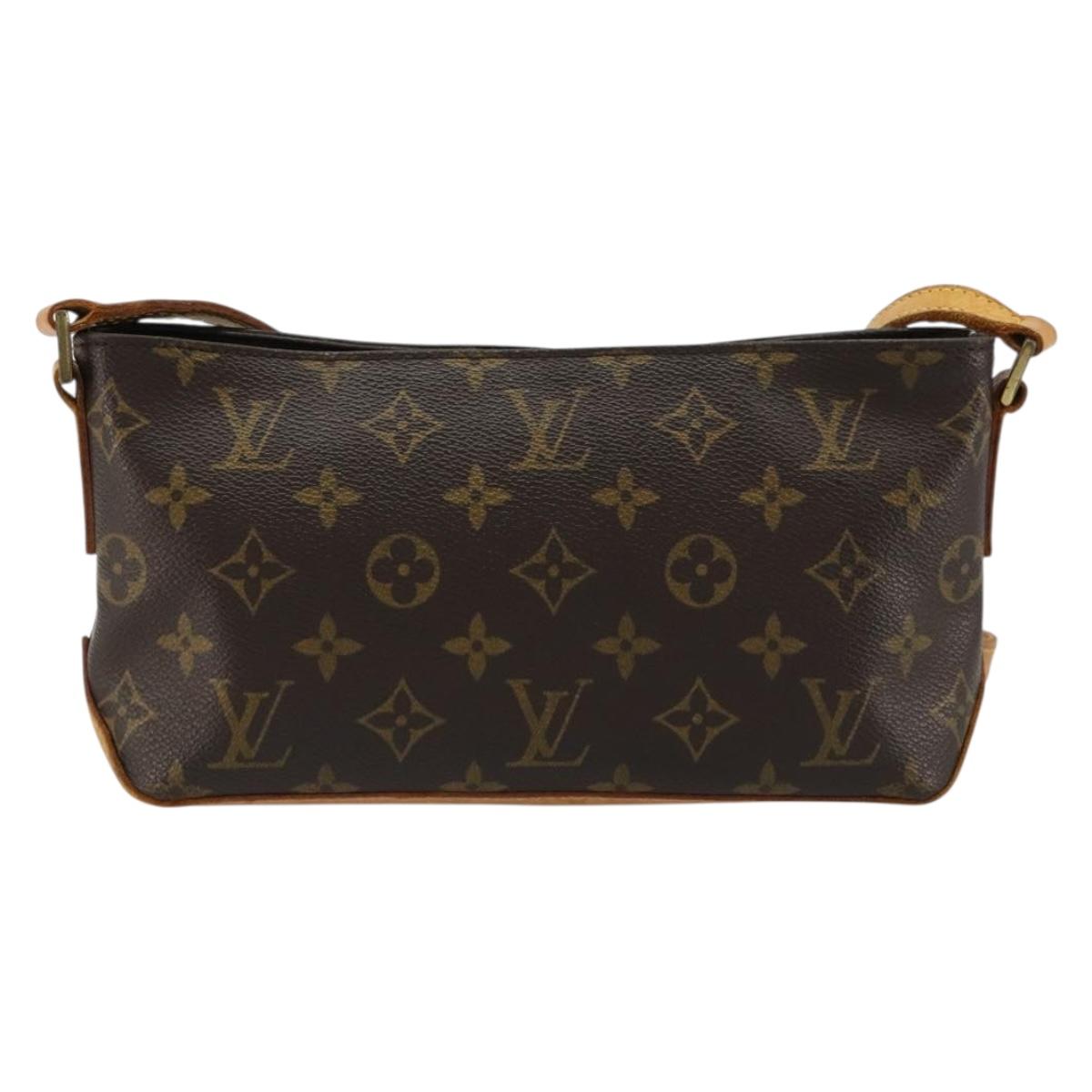 LOUIS VUITTON Monogram Trotteur Shoulder Bag M51240 LV Auth 183181