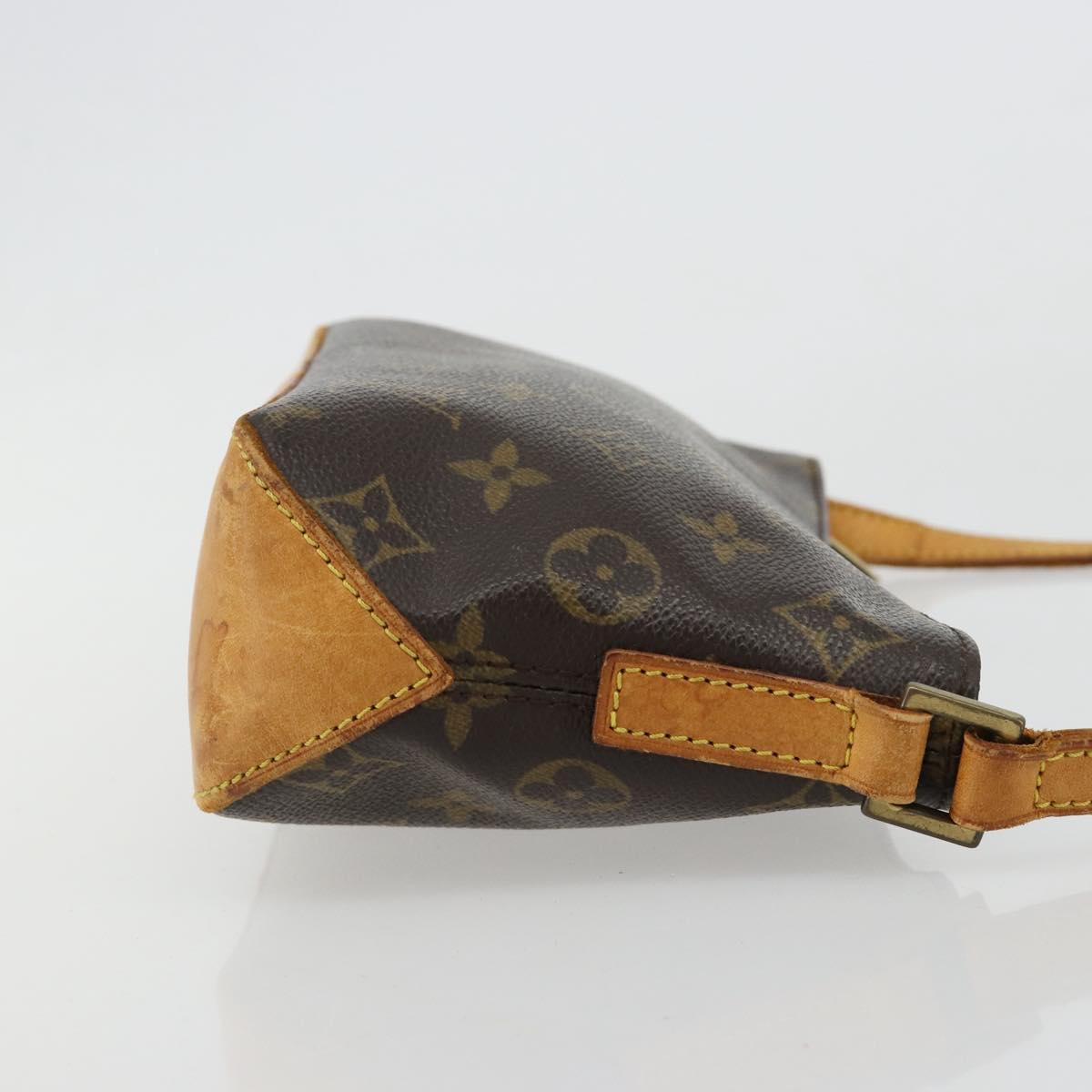 LOUIS VUITTON Monogram Trotteur Shoulder Bag M51240 LV Auth 183181