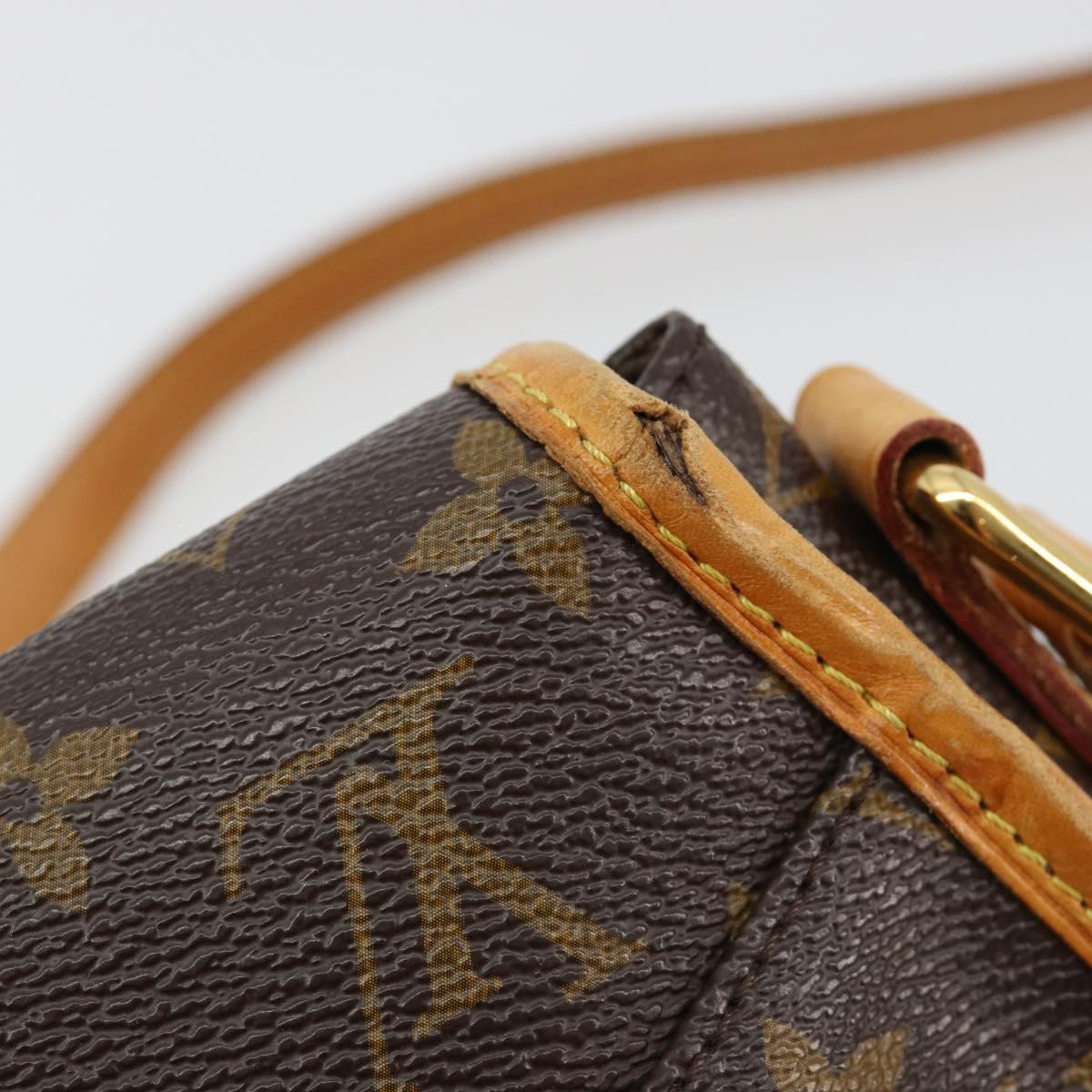 LOUIS VUITTON Monogram Menilmontant PM Shoulder Bag M40474 LV Auth 183182