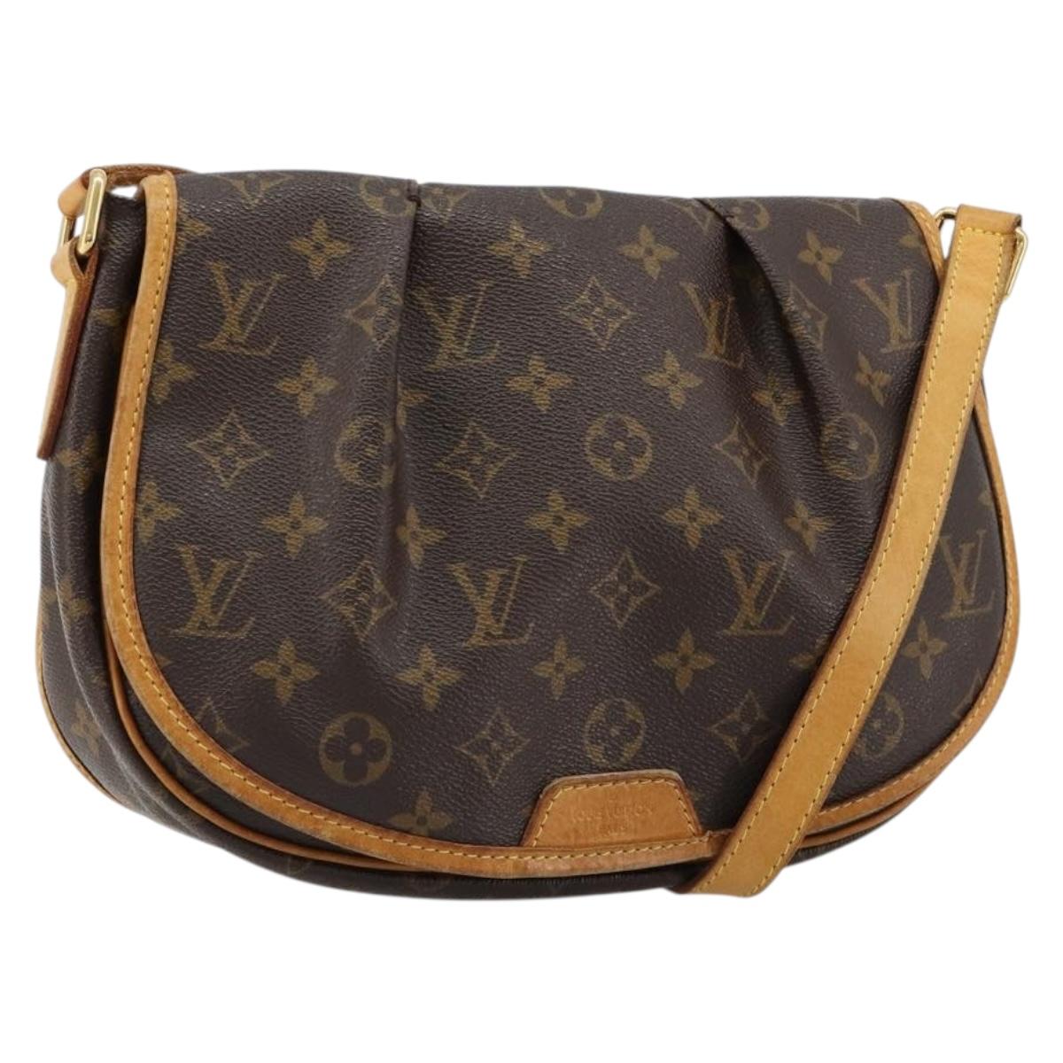 LOUIS VUITTON Monogram Menilmontant PM Shoulder Bag M40474 LV Auth 183182