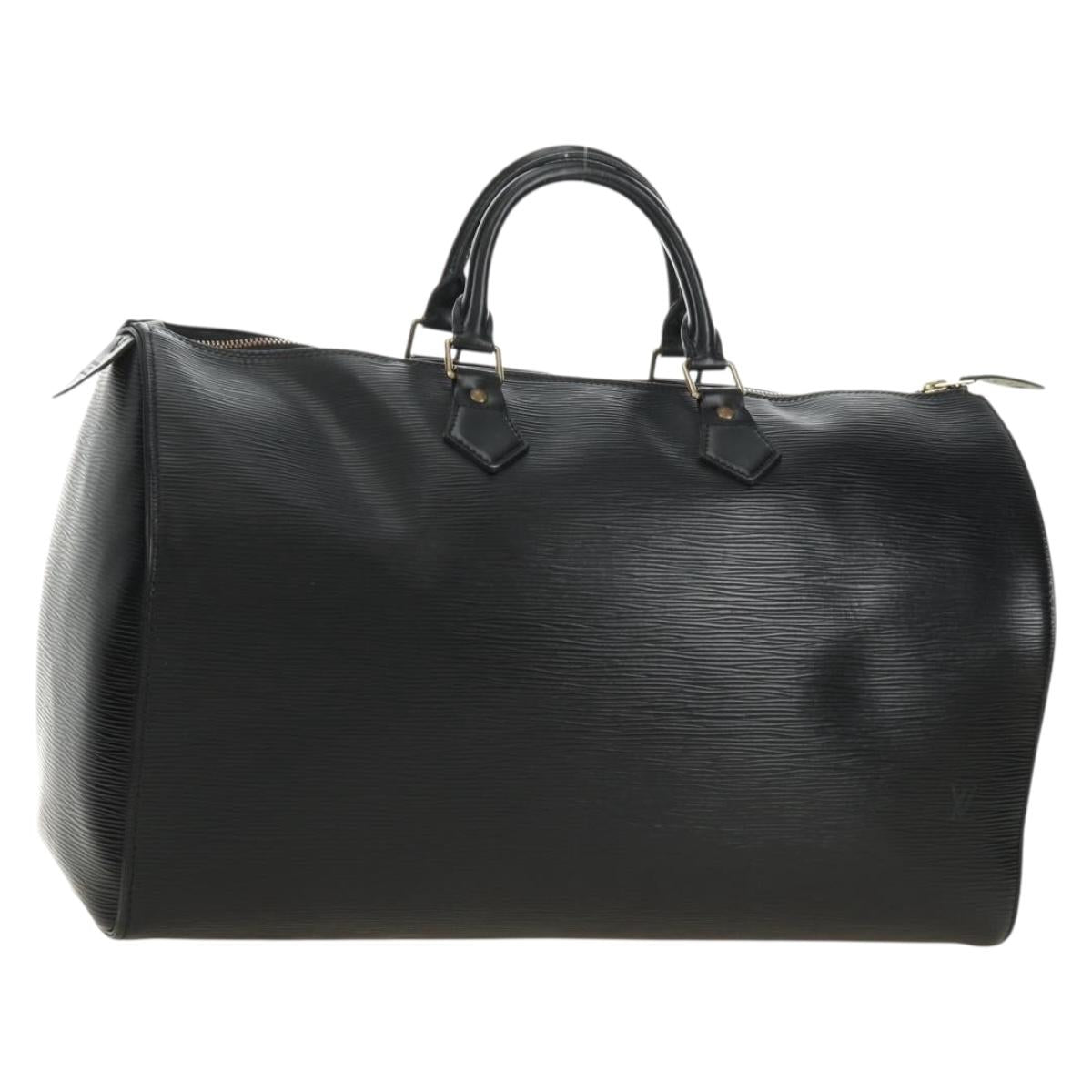 LOUIS VUITTON Epi Speedy 40 Hand Bag Black M42982 LV Auth 183190SAV