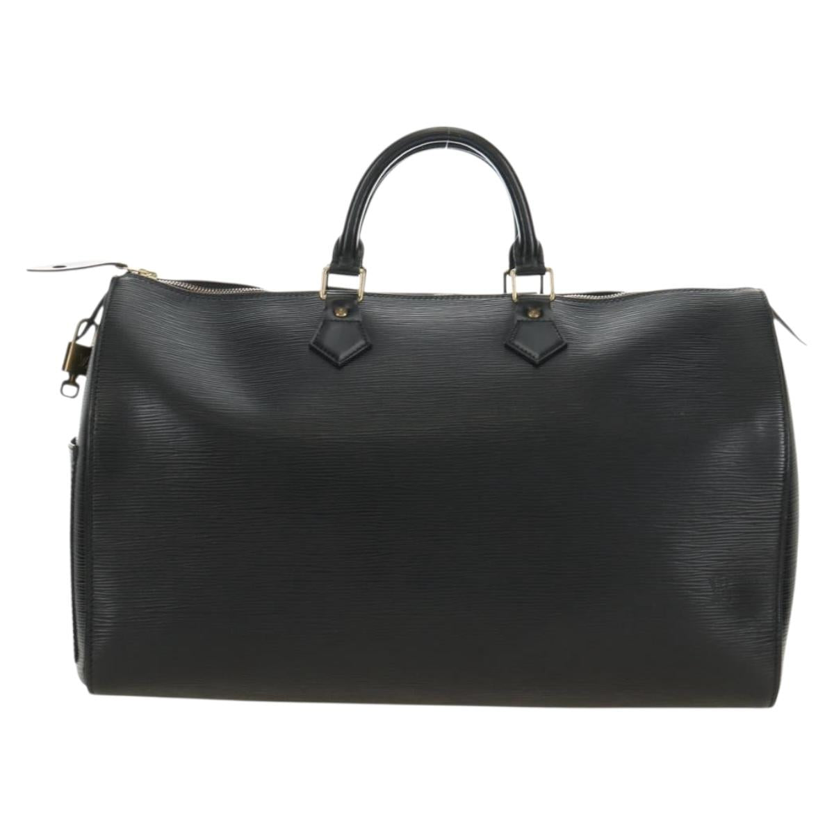 LOUIS VUITTON Epi Speedy 40 Hand Bag Black M42982 LV Auth 183190SAV