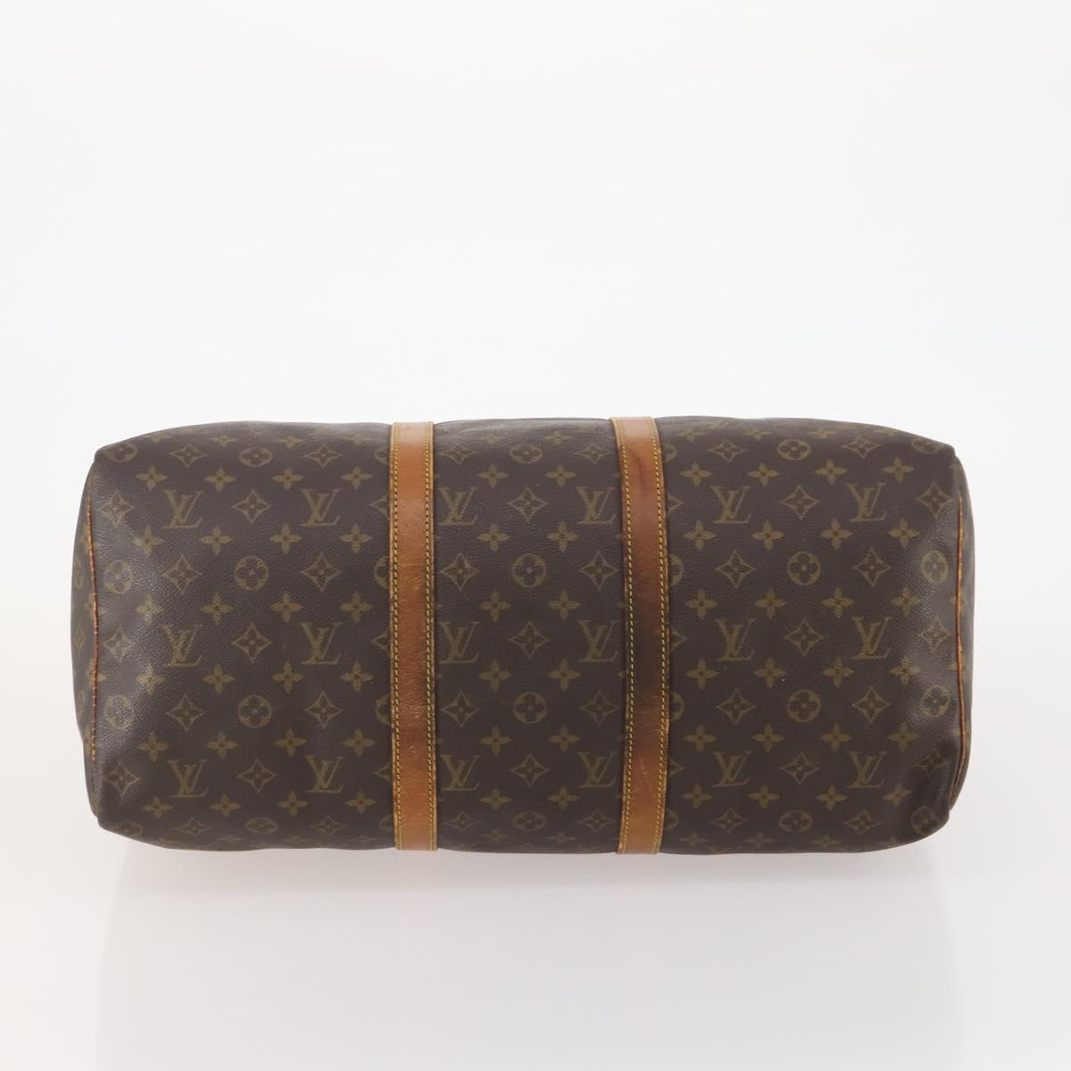 LOUIS VUITTON Monogram Keepall 50 Boston Bag M41426 LV Auth 183206
