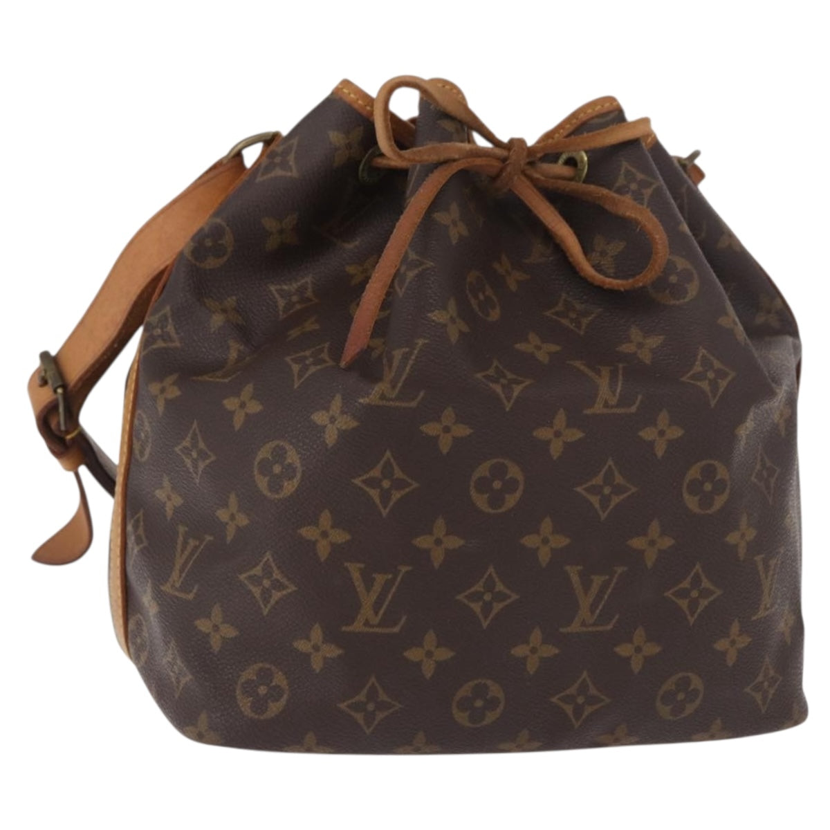 LOUIS VUITTON Monogram Petit Noe Shoulder Bag M42226 LV Auth 183207SAV