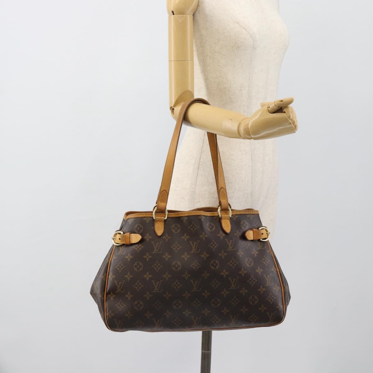 LOUIS VUITTON Monogram Batignolles Horizontal Tote Bag M51154 LV Auth 183208