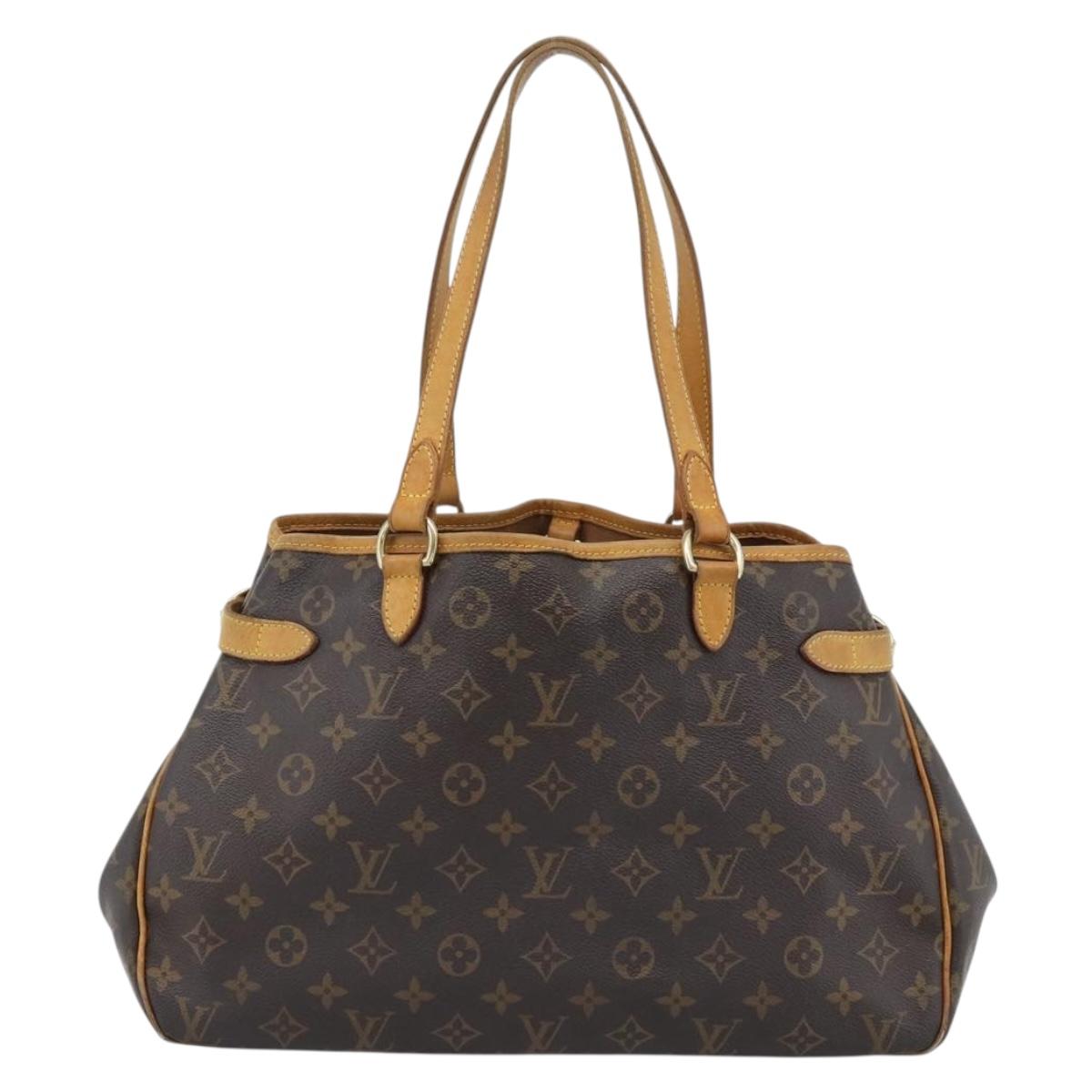 LOUIS VUITTON Monogram Batignolles Horizontal Tote Bag M51154 LV Auth 183208