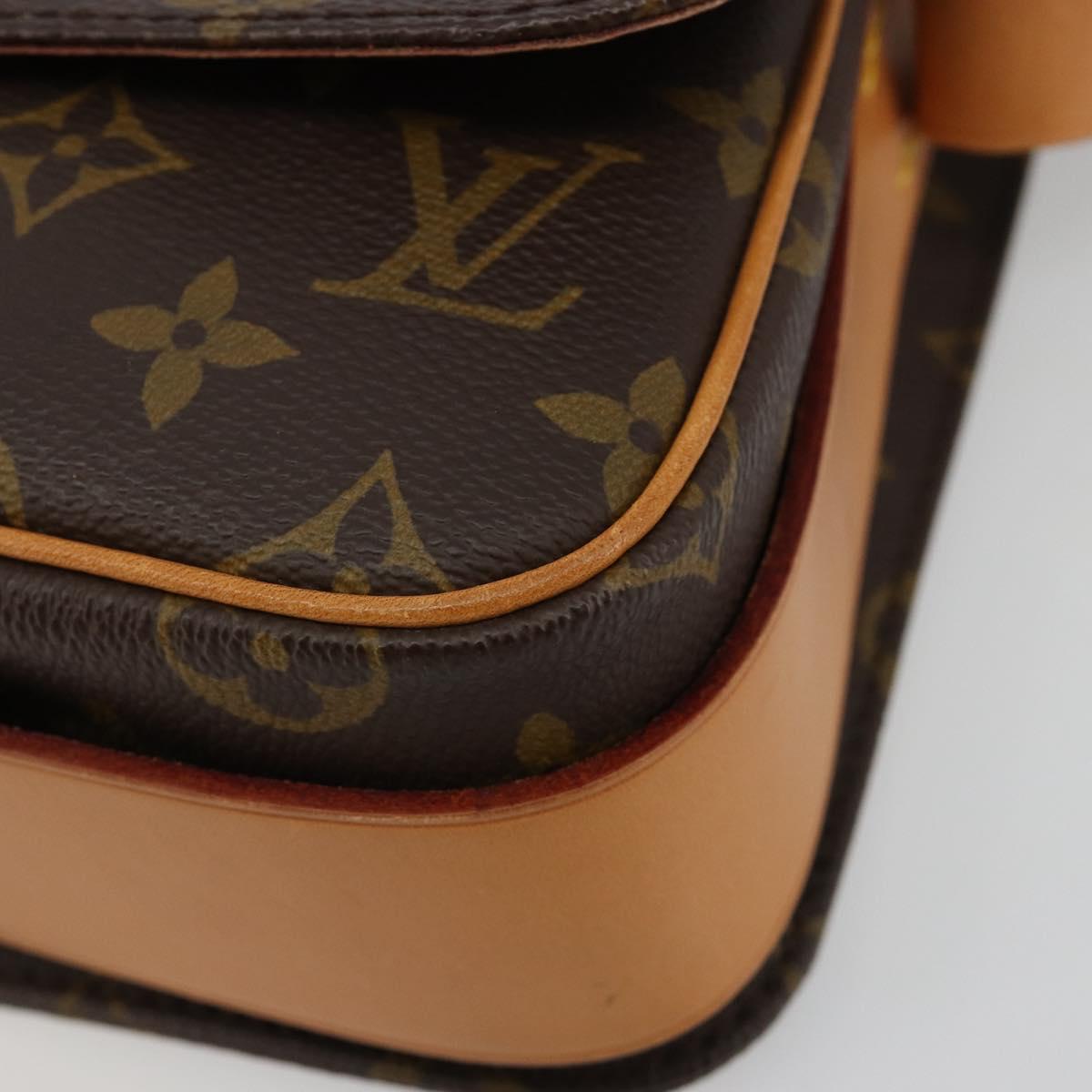 LOUIS VUITTON Monogram Cartouchiere MM Shoulder Bag M51253 LV Auth 183209