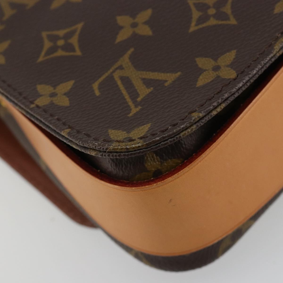 LOUIS VUITTON Monogram Cartouchiere MM Shoulder Bag M51253 LV Auth 183209