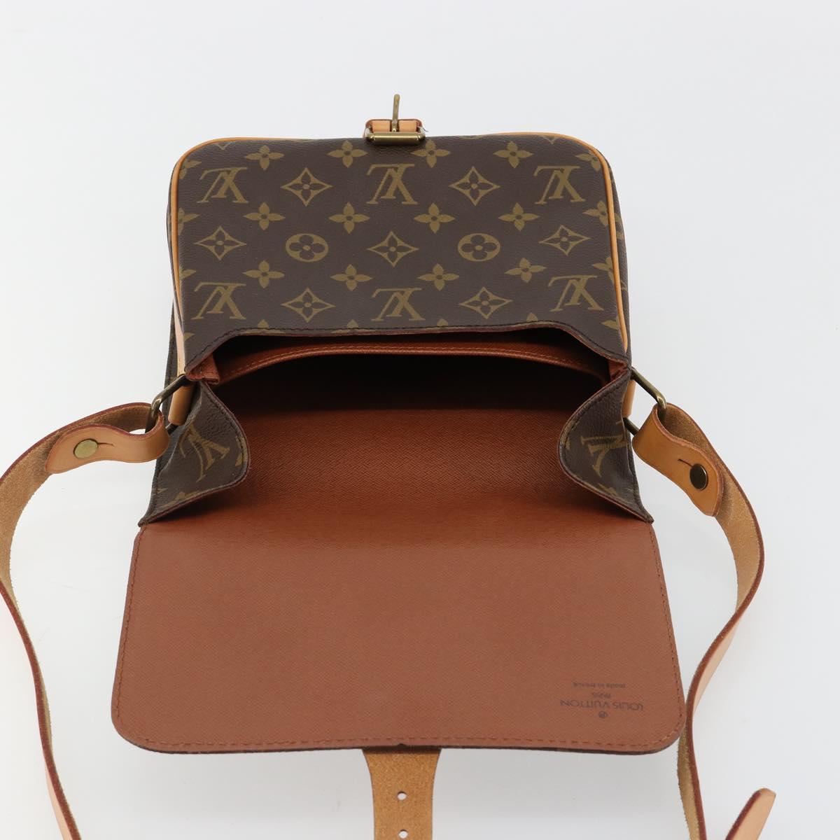 LOUIS VUITTON Monogram Cartouchiere MM Shoulder Bag M51253 LV Auth 183209