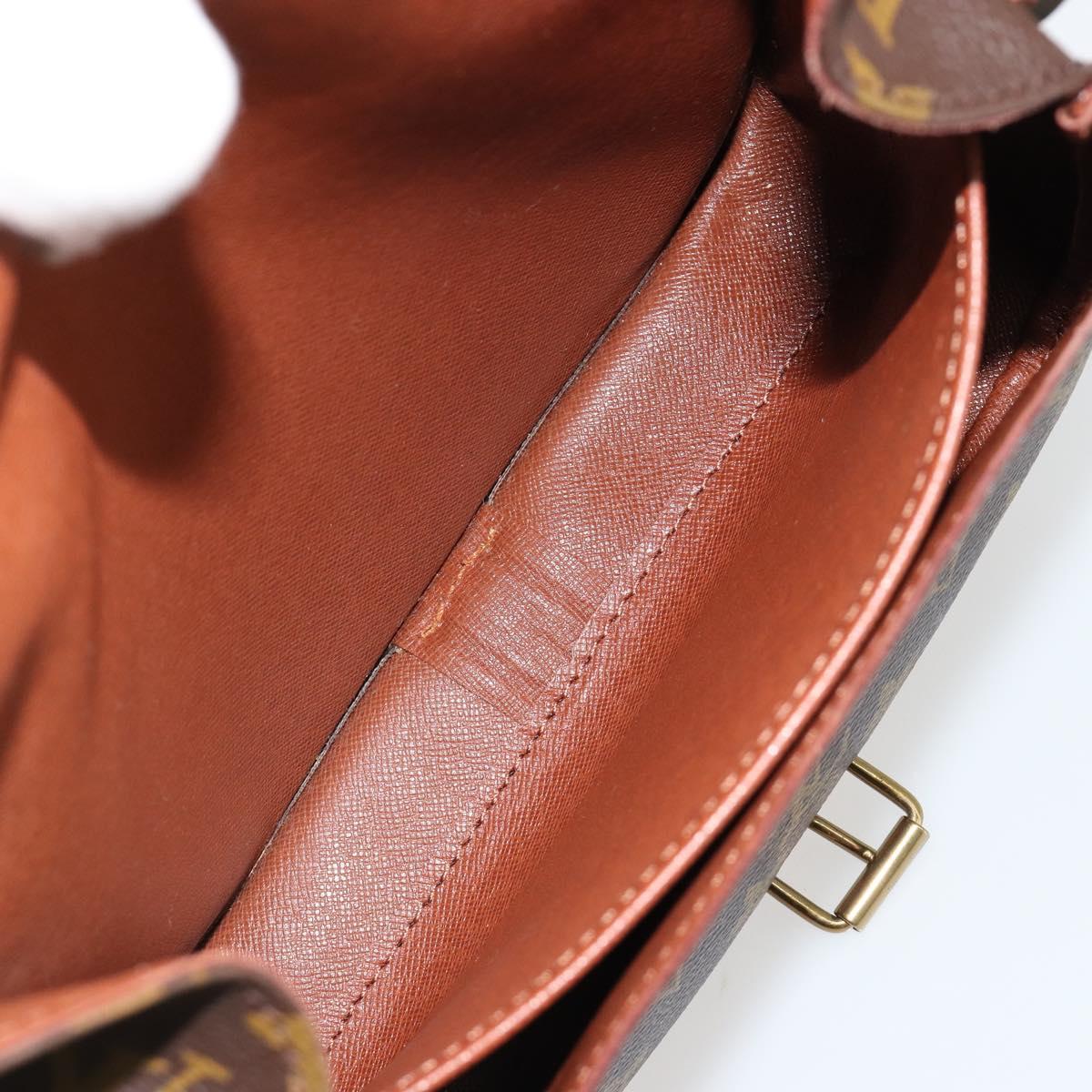 LOUIS VUITTON Monogram Cartouchiere MM Shoulder Bag M51253 LV Auth 183209