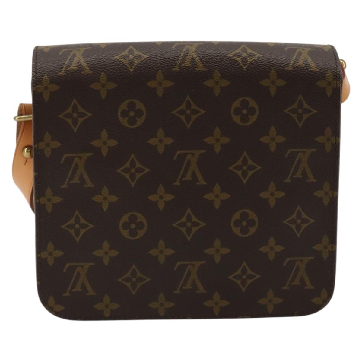 LOUIS VUITTON Monogram Cartouchiere MM Shoulder Bag M51253 LV Auth 183209
