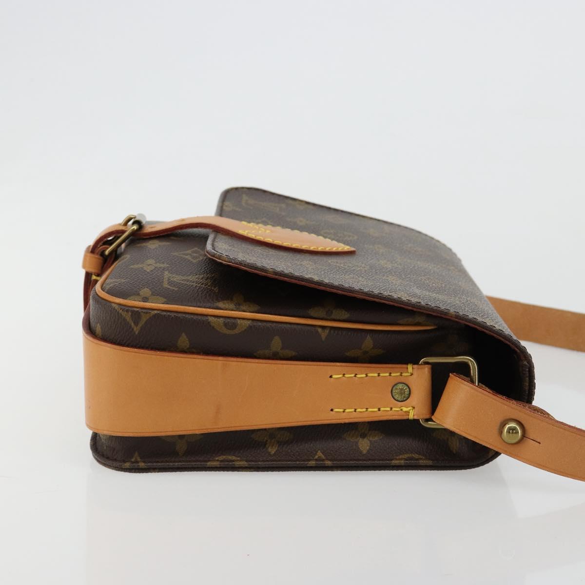 LOUIS VUITTON Monogram Cartouchiere MM Shoulder Bag M51253 LV Auth 183209