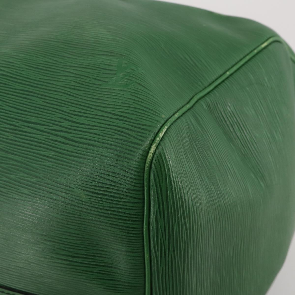 LOUIS VUITTON Epi Keepall 55 Boston Bag Green M42954 LV Auth 183211A