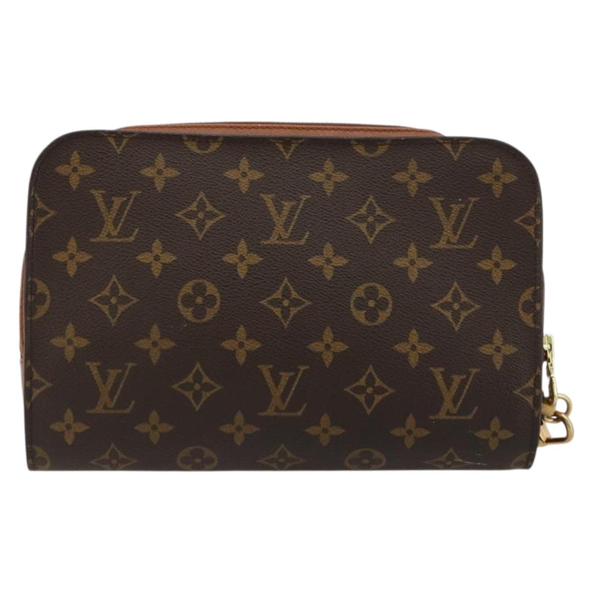 LOUIS VUITTON Monogram Orsay Clutch Bag M51790 LV Auth 183261