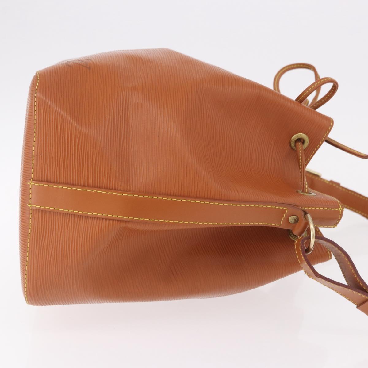 LOUIS VUITTON Epi Petit Noe Shoulder Bag Zipangu Gold M44108 LV Auth 183270SAV