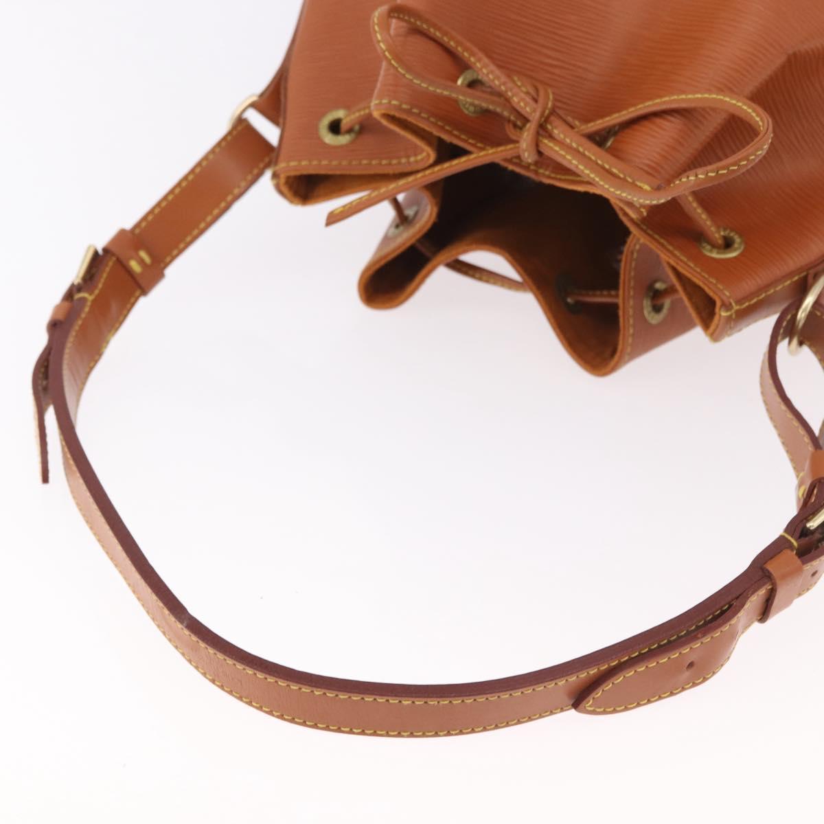 LOUIS VUITTON Epi Petit Noe Shoulder Bag Zipangu Gold M44108 LV Auth 183270SAV