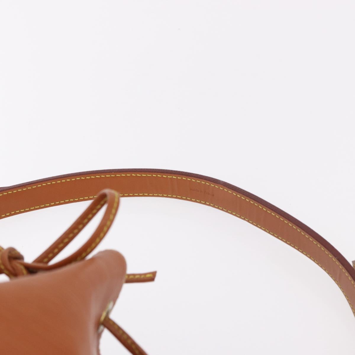 LOUIS VUITTON Epi Petit Noe Shoulder Bag Zipangu Gold M44108 LV Auth 183270SAV