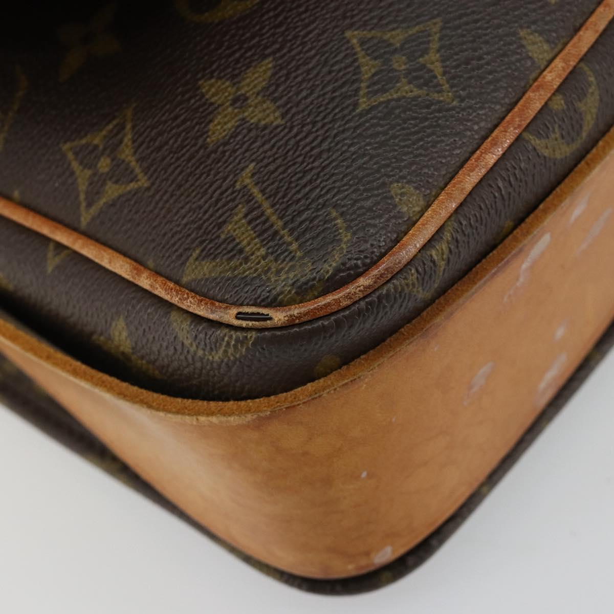 LOUIS VUITTON Monogram Cartouchiere GM Shoulder Bag M51252 LV Auth 183272