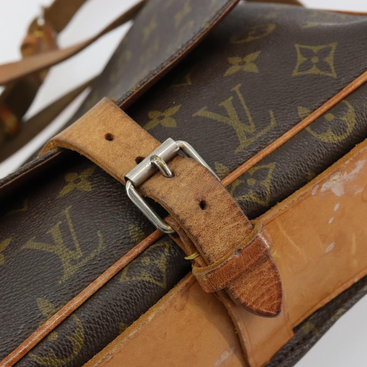 LOUIS VUITTON Monogram Cartouchiere GM Shoulder Bag M51252 LV Auth 183272