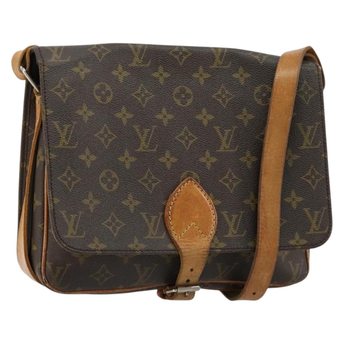 LOUIS VUITTON Monogram Cartouchiere GM Shoulder Bag M51252 LV Auth 183272