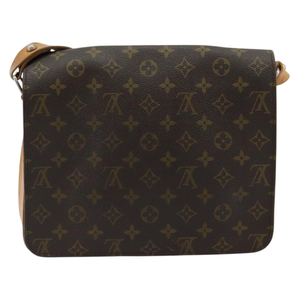 LOUIS VUITTON Monogram Cartouchiere GM Shoulder Bag M51252 LV Auth 183272