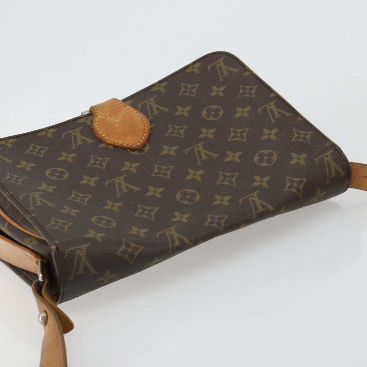 LOUIS VUITTON Monogram Cartouchiere GM Shoulder Bag M51252 LV Auth 183272