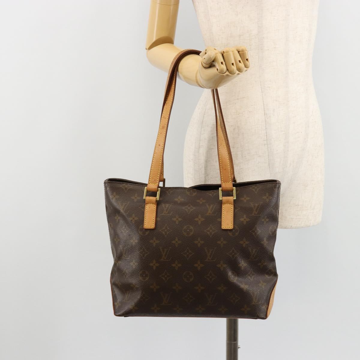 LOUIS VUITTON Monogram Cabas Piano Tote Bag M51148 LV Auth 183276