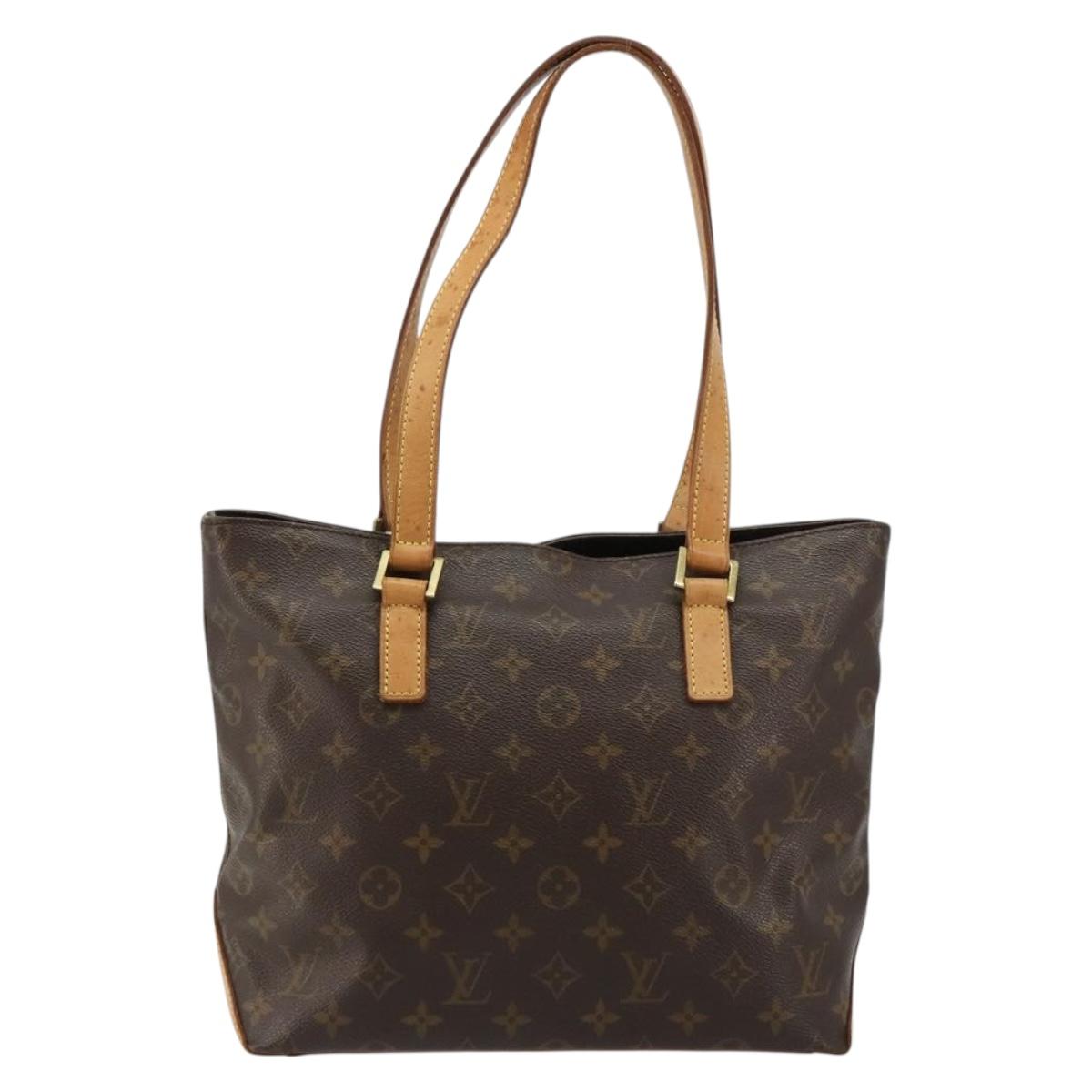 LOUIS VUITTON Monogram Cabas Piano Tote Bag M51148 LV Auth 183276