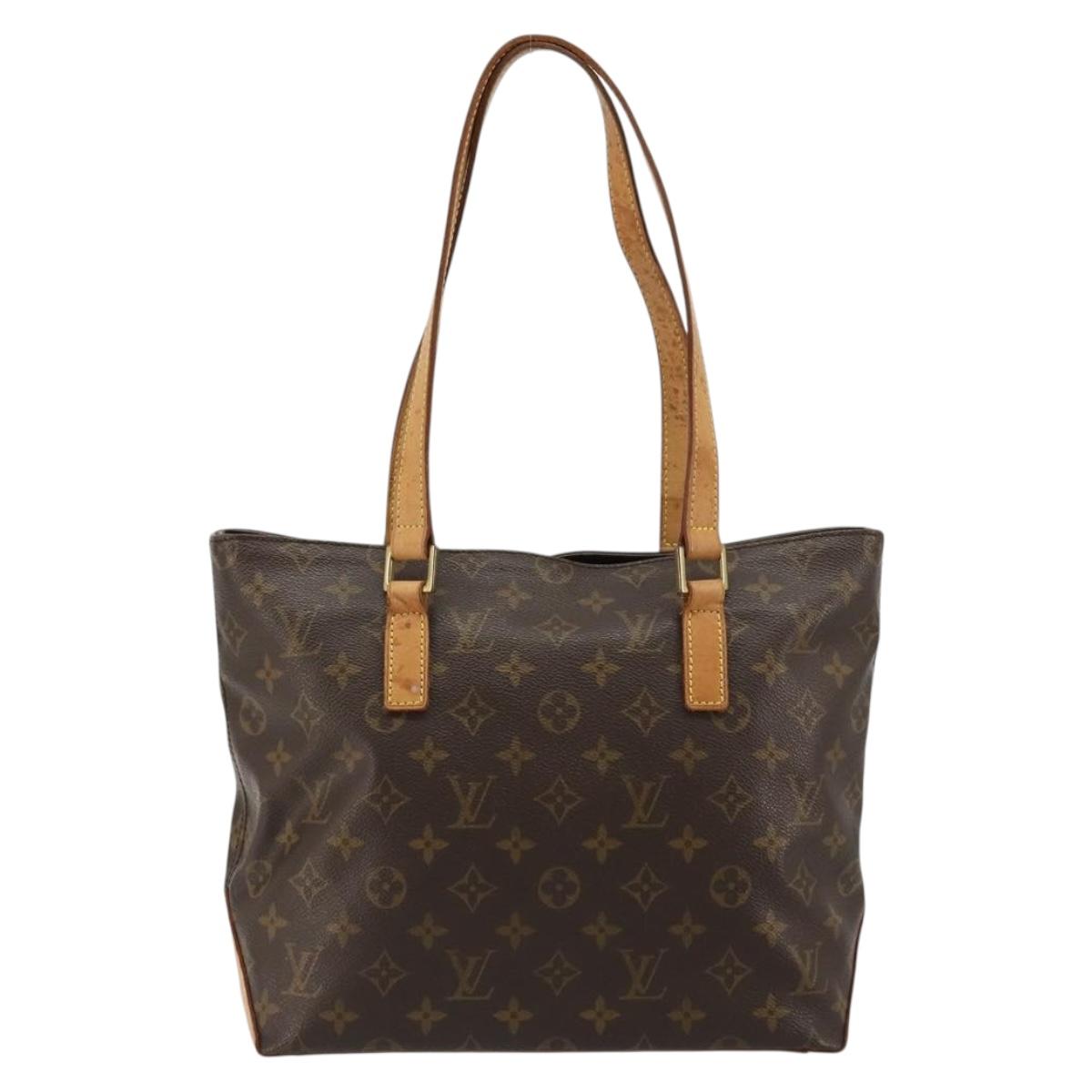 LOUIS VUITTON Monogram Cabas Piano Tote Bag M51148 LV Auth 183276