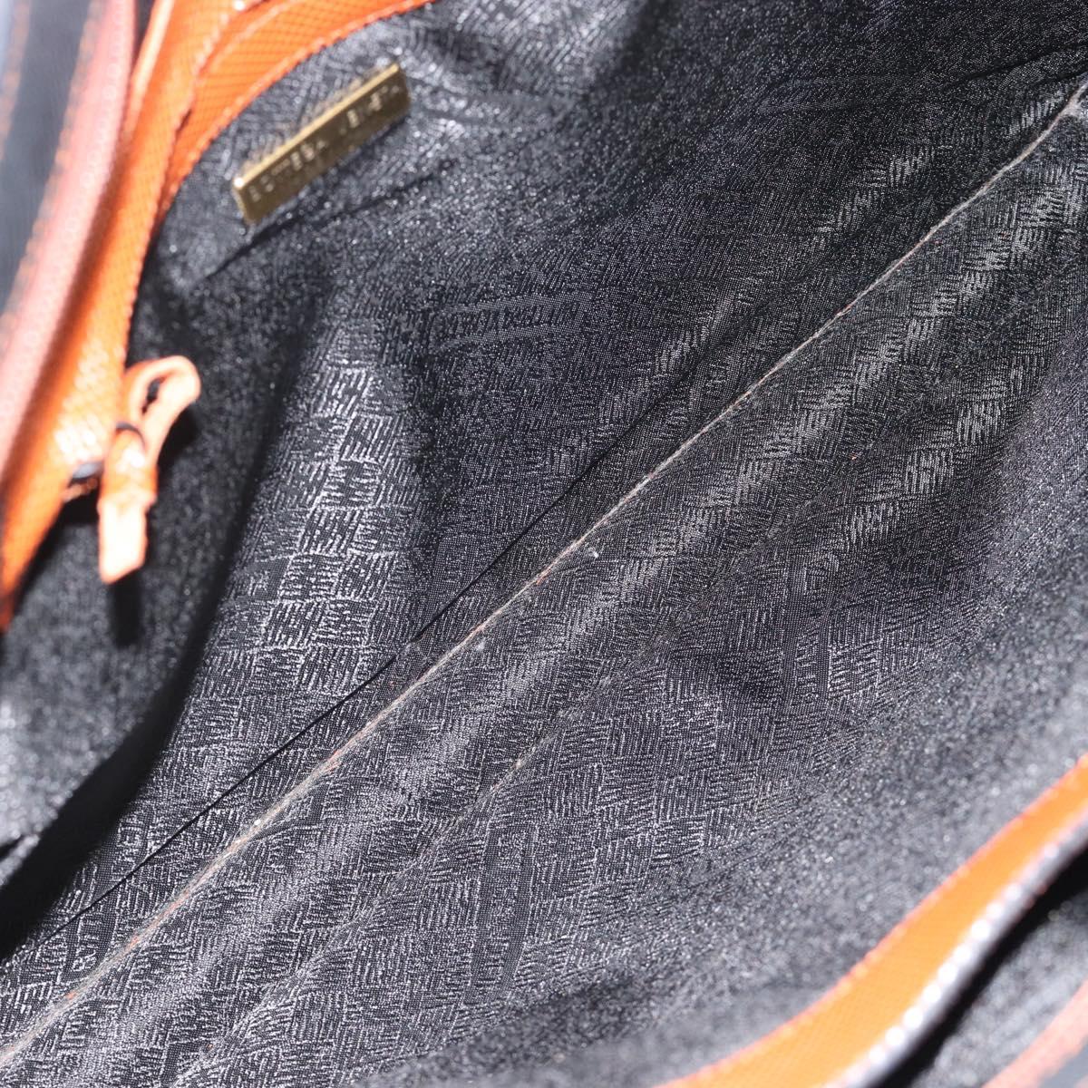 BOTTEGA VENETA Tote Bag PVC Canvas Black Gold Auth 183286