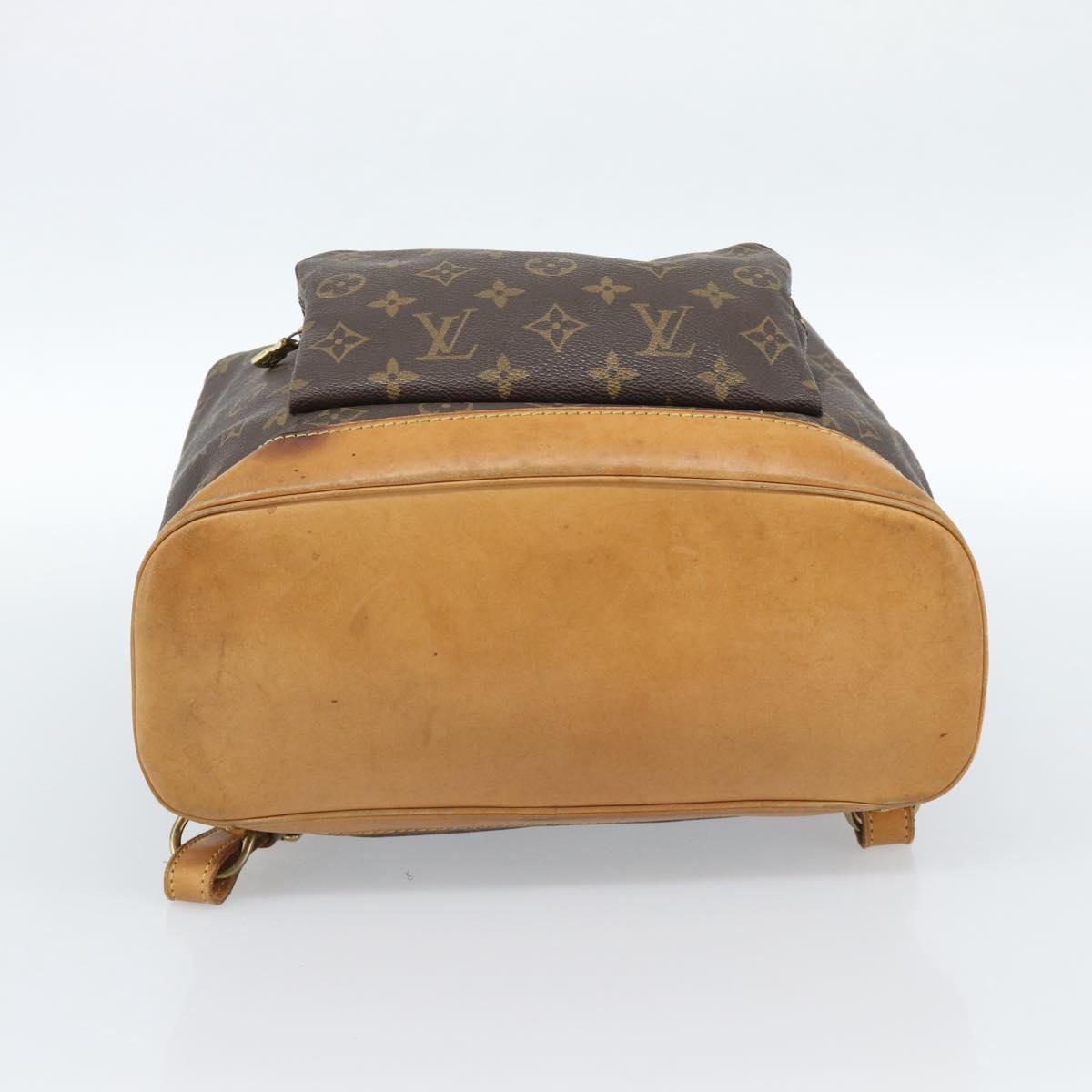 LOUIS VUITTON Monogram Montsouris GM Backpack M51135 LV Auth 183298