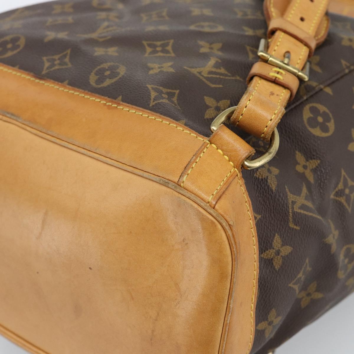 LOUIS VUITTON Monogram Montsouris GM Backpack M51135 LV Auth 183298