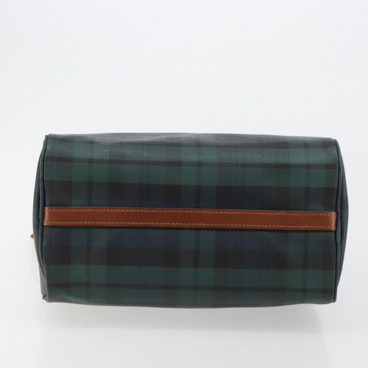 Polo Ralph Lauren Boston Bag Leather PVC Green Auth 183300A