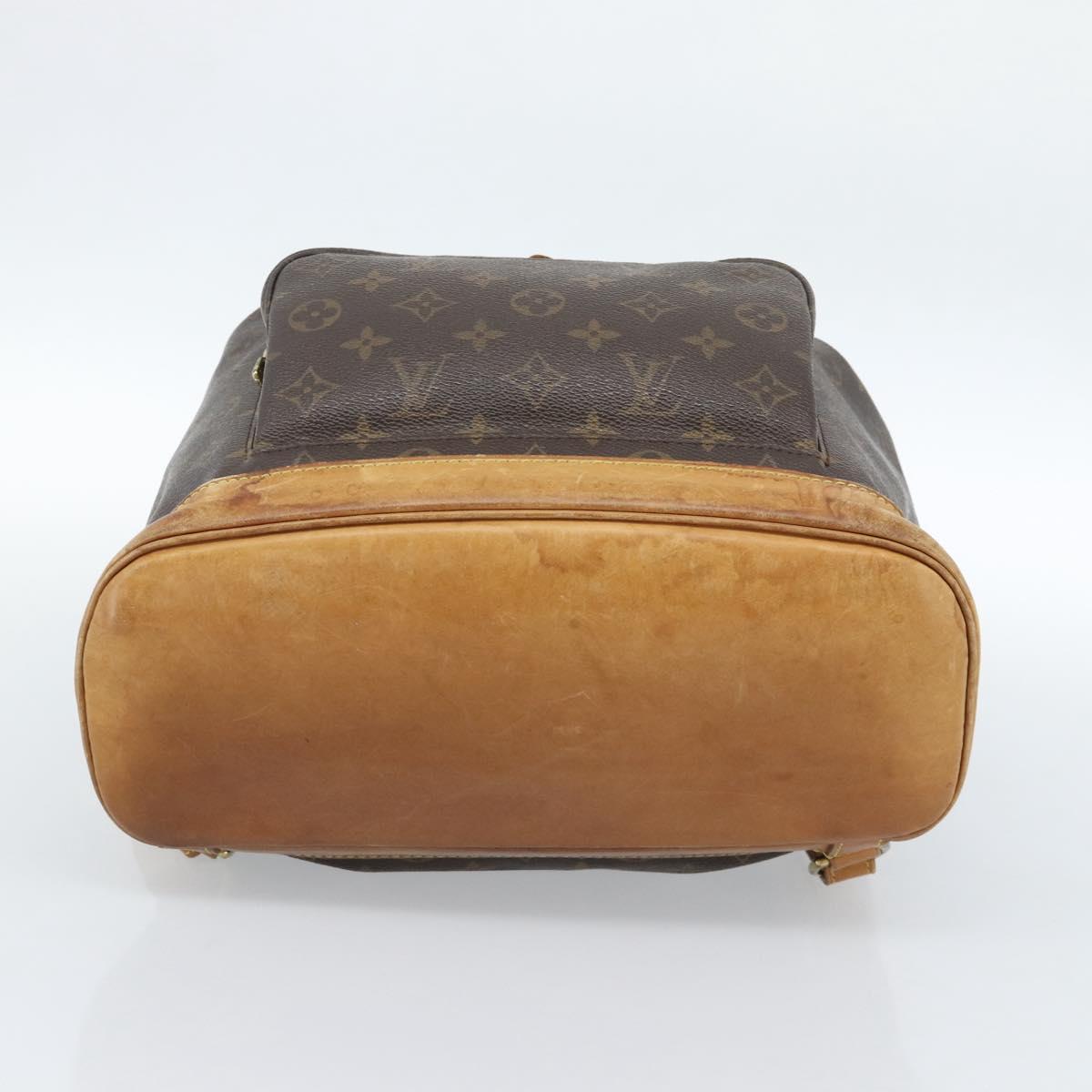 LOUIS VUITTON Monogram Montsouris GM Backpack M51135 LV Auth 183302