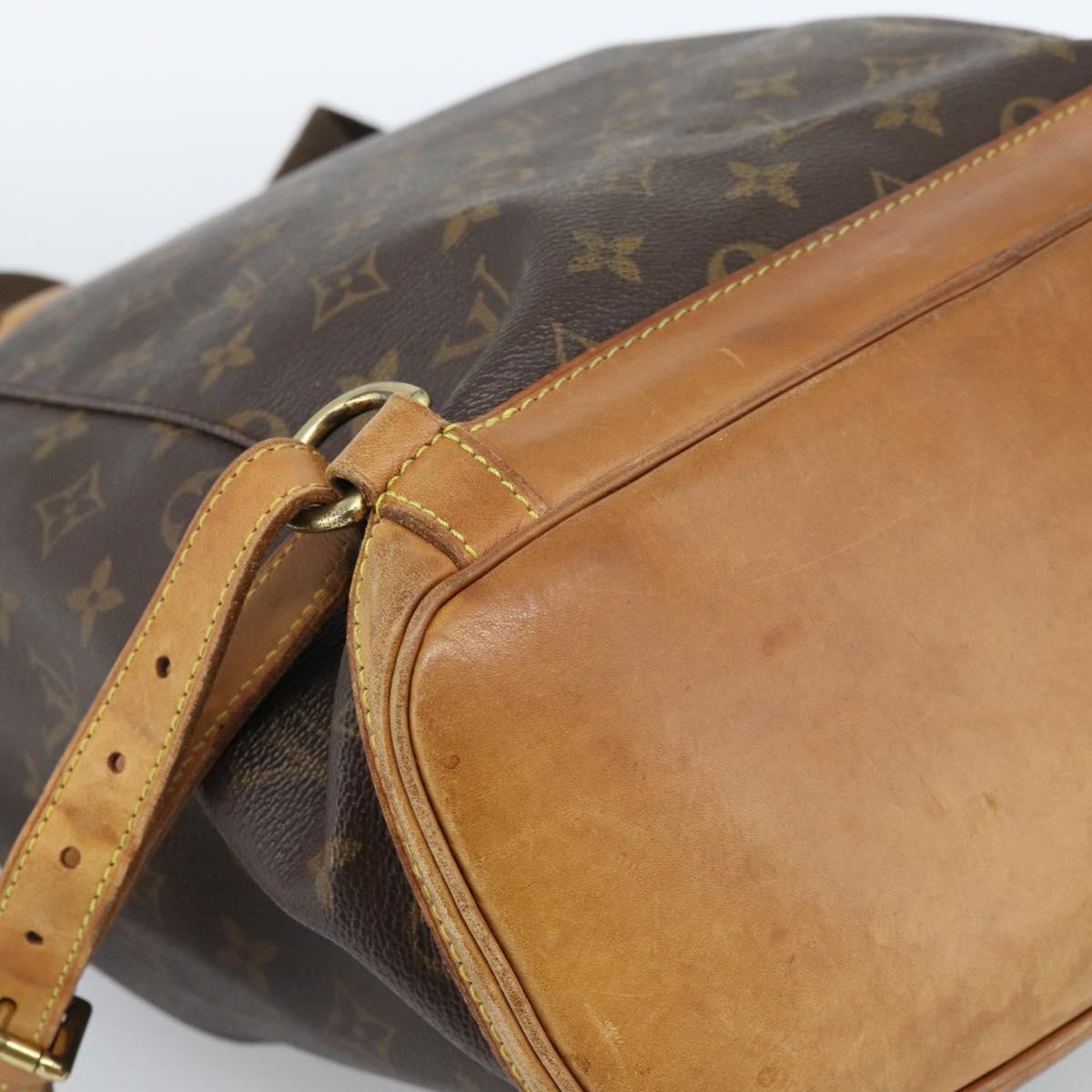 LOUIS VUITTON Monogram Montsouris GM Backpack M51135 LV Auth 183302