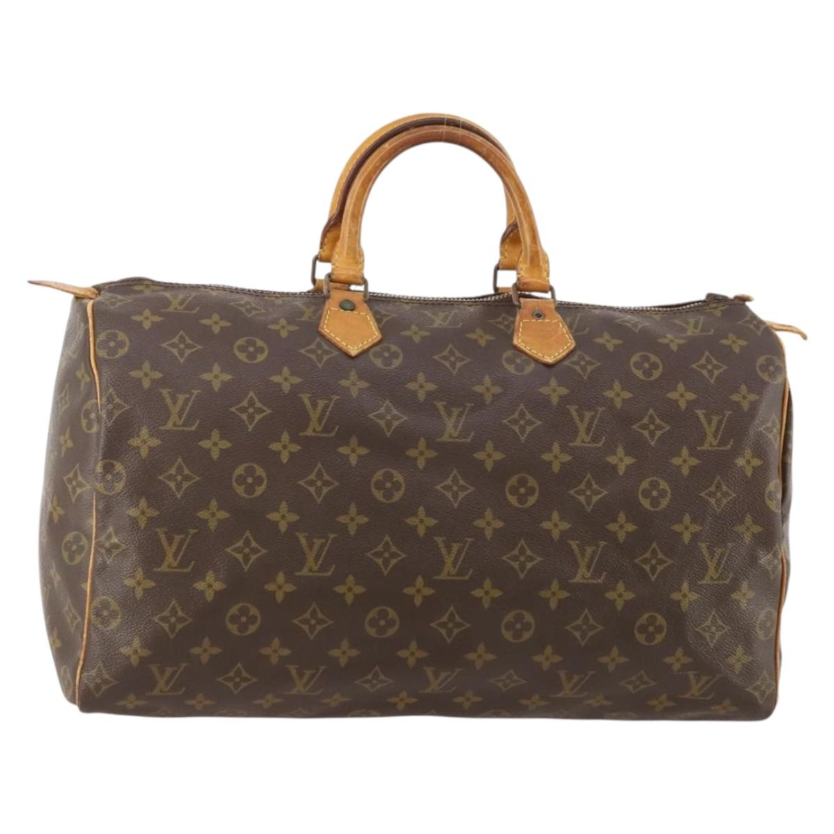 LOUIS VUITTON Monogram Speedy 40 Hand Bag M41522 LV Auth 183304