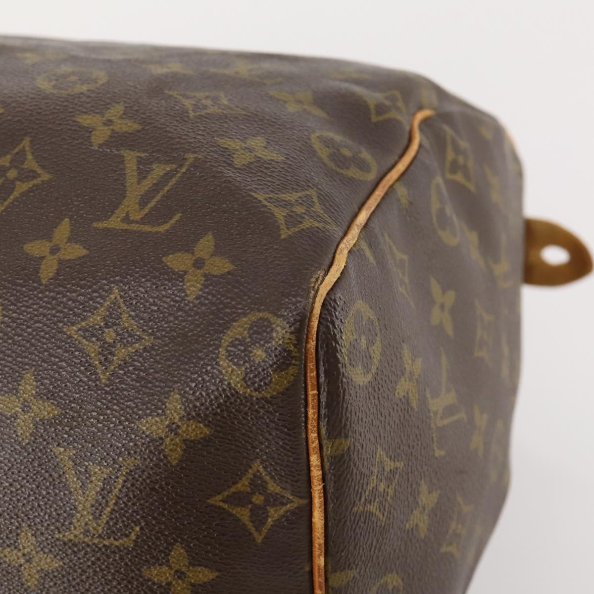 LOUIS VUITTON Monogram Speedy 40 Hand Bag M41522 LV Auth 183304